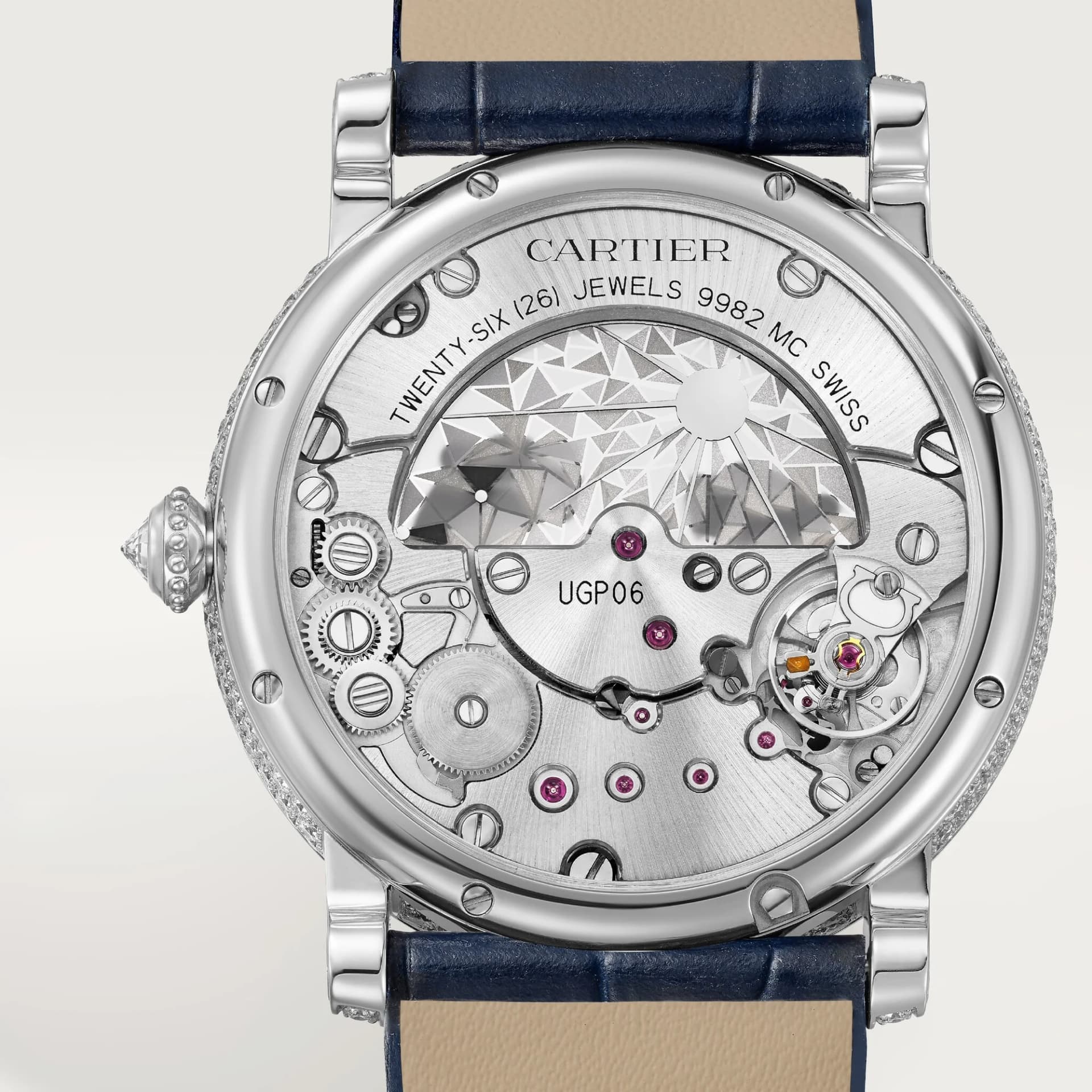 Cartier Panthère Jewelry Watch 40 mm – Beyaz Altın, Mavi Aventurin Cam 3