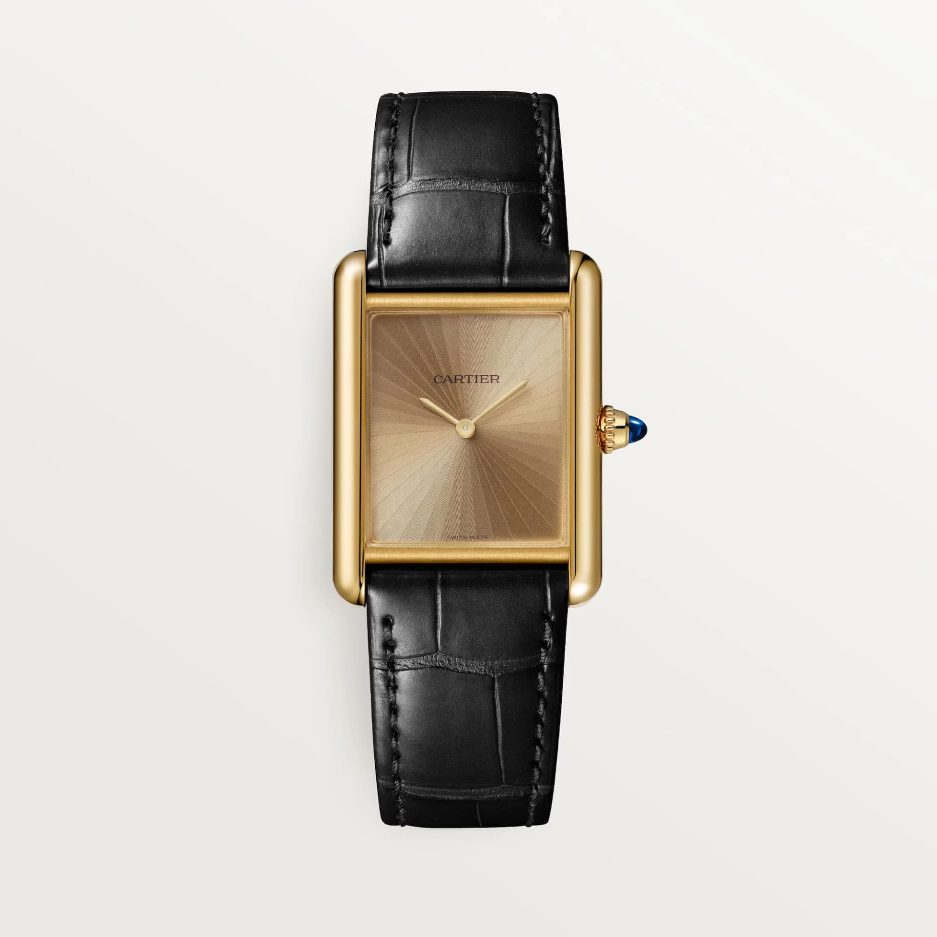 Cartier Tank Louis Cartier Medium Model – Sarı Altın, Altın Rengi Kadran 1