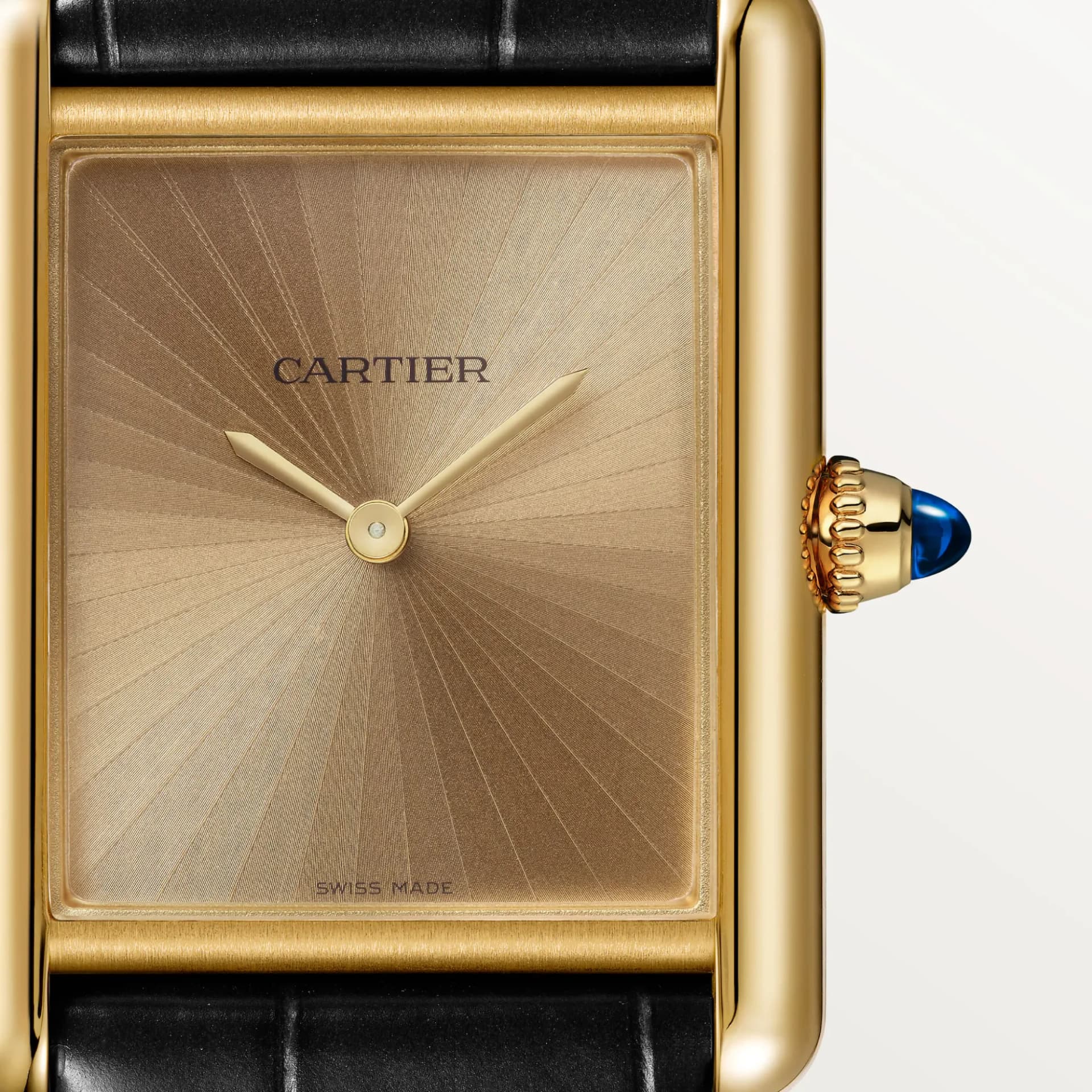 Cartier Tank Louis Cartier Medium Model – Sarı Altın, Altın Rengi Kadran 3
