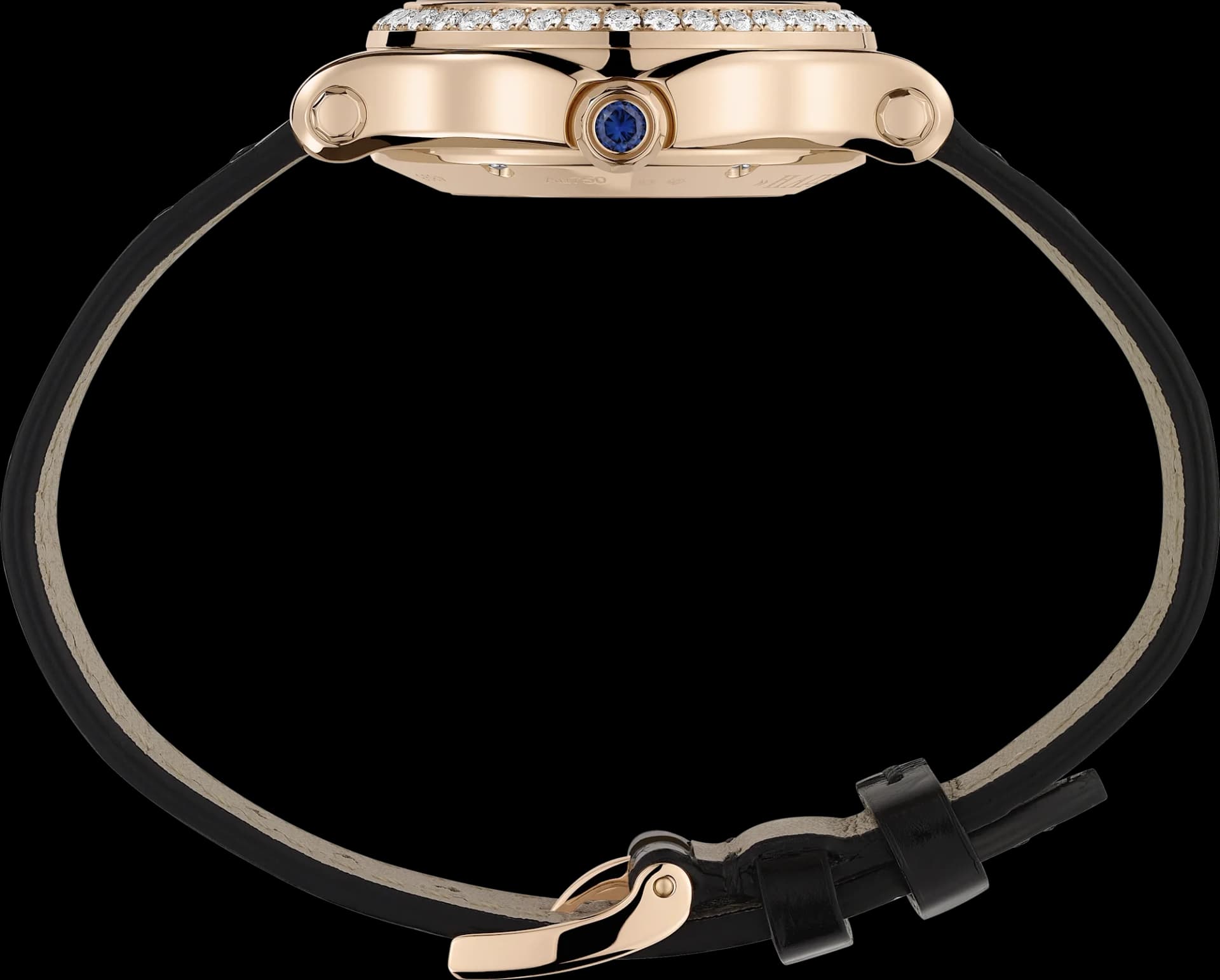 Chopard Happy Sport 30 mm – Pembe Altın, Gümüş Kadran, Pırlanta Çerçeve 3
