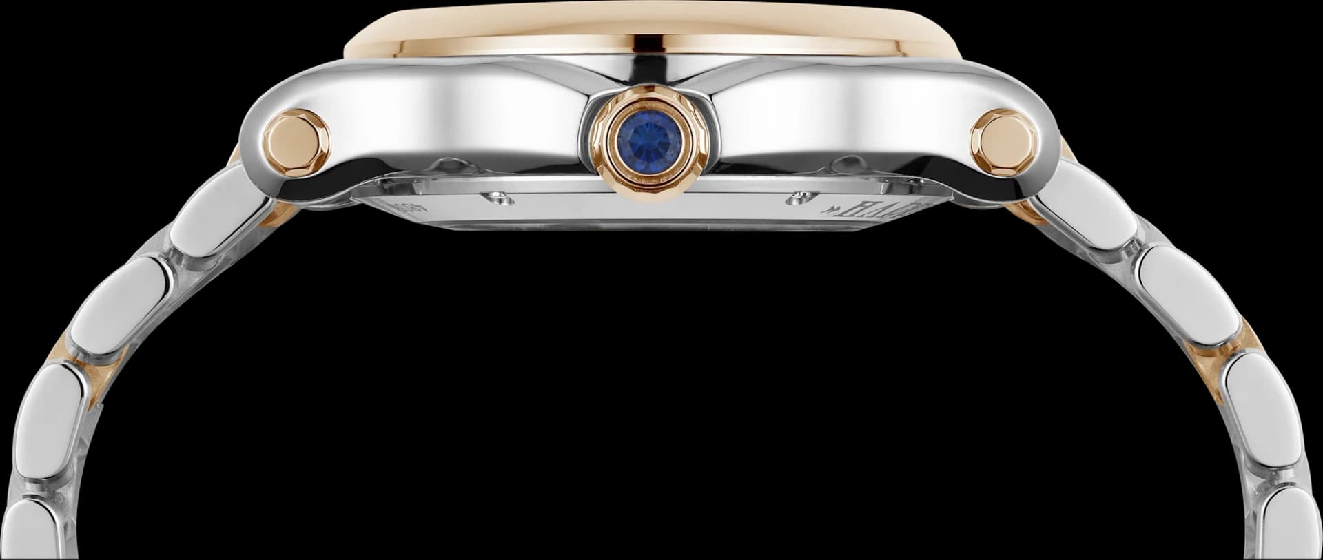Chopard Happy Sport 36 mm – Çelik ve Pembe Altın, Gümüş Kadran, Çelik ve Altın Bilezik (278559-6025) 3