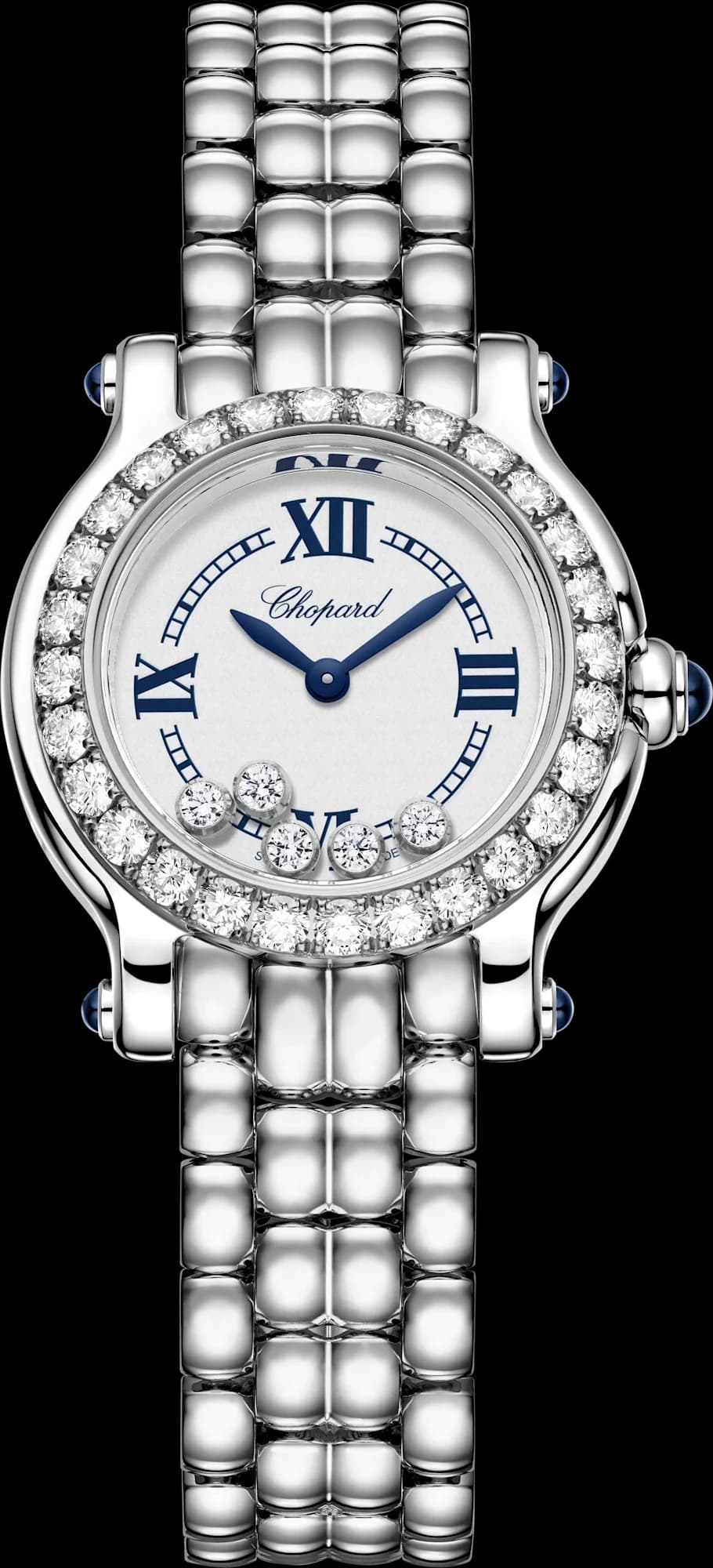Chopard Happy Sport The First 26 mm – Çelik, Gümüş Kadran, Pırlanta Çerçeve 1