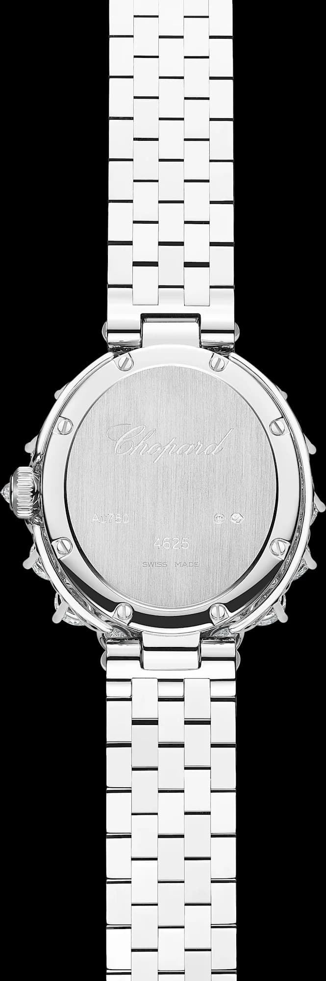 Chopard L'Heure du Diamant 30 x 27 mm – Beyaz Altın, Sedef Kadran, Beyaz Altın Bilezik 2