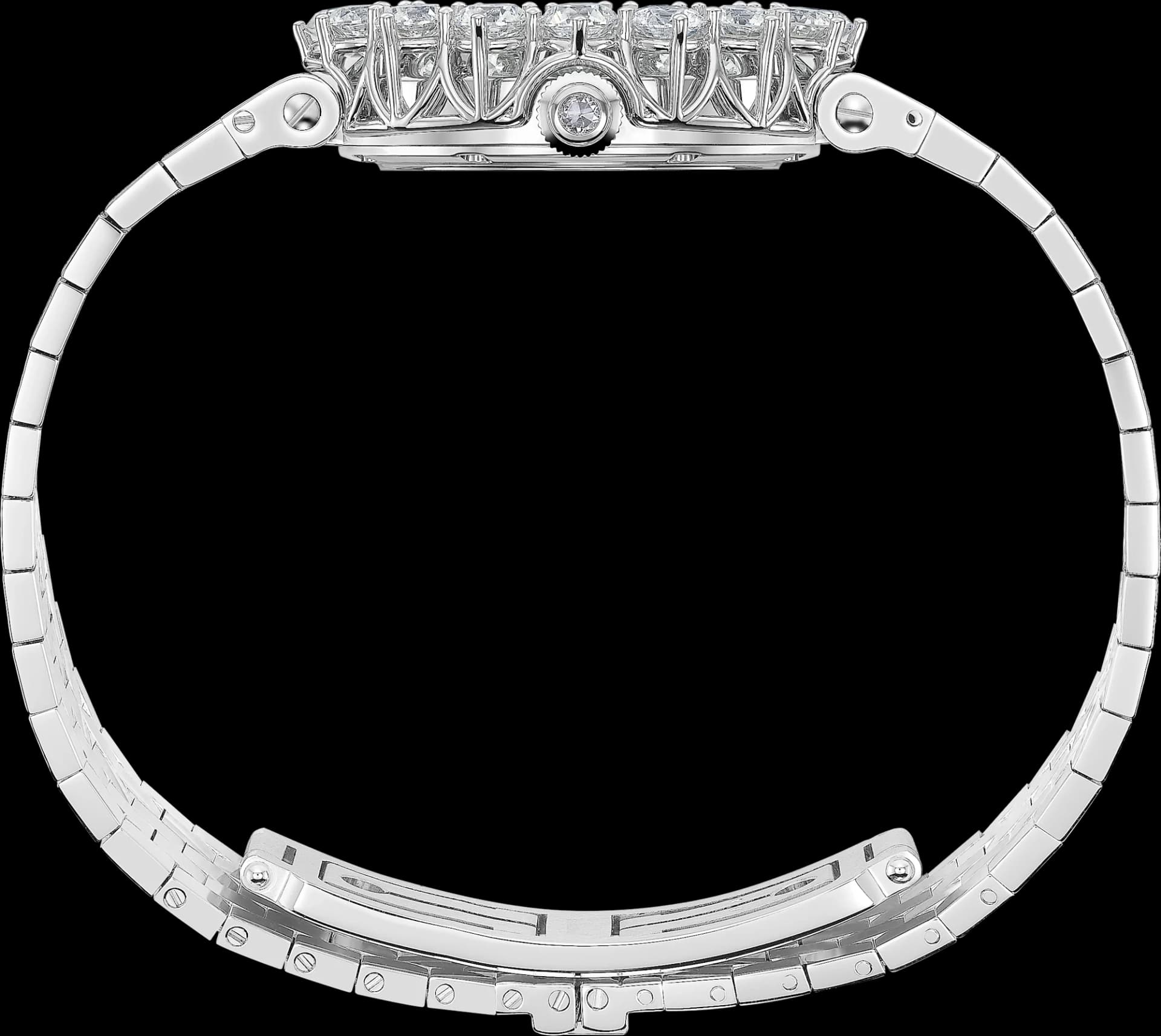 Chopard L'Heure du Diamant 30 x 27 mm – Beyaz Altın, Sedef Kadran, Beyaz Altın Bilezik 3