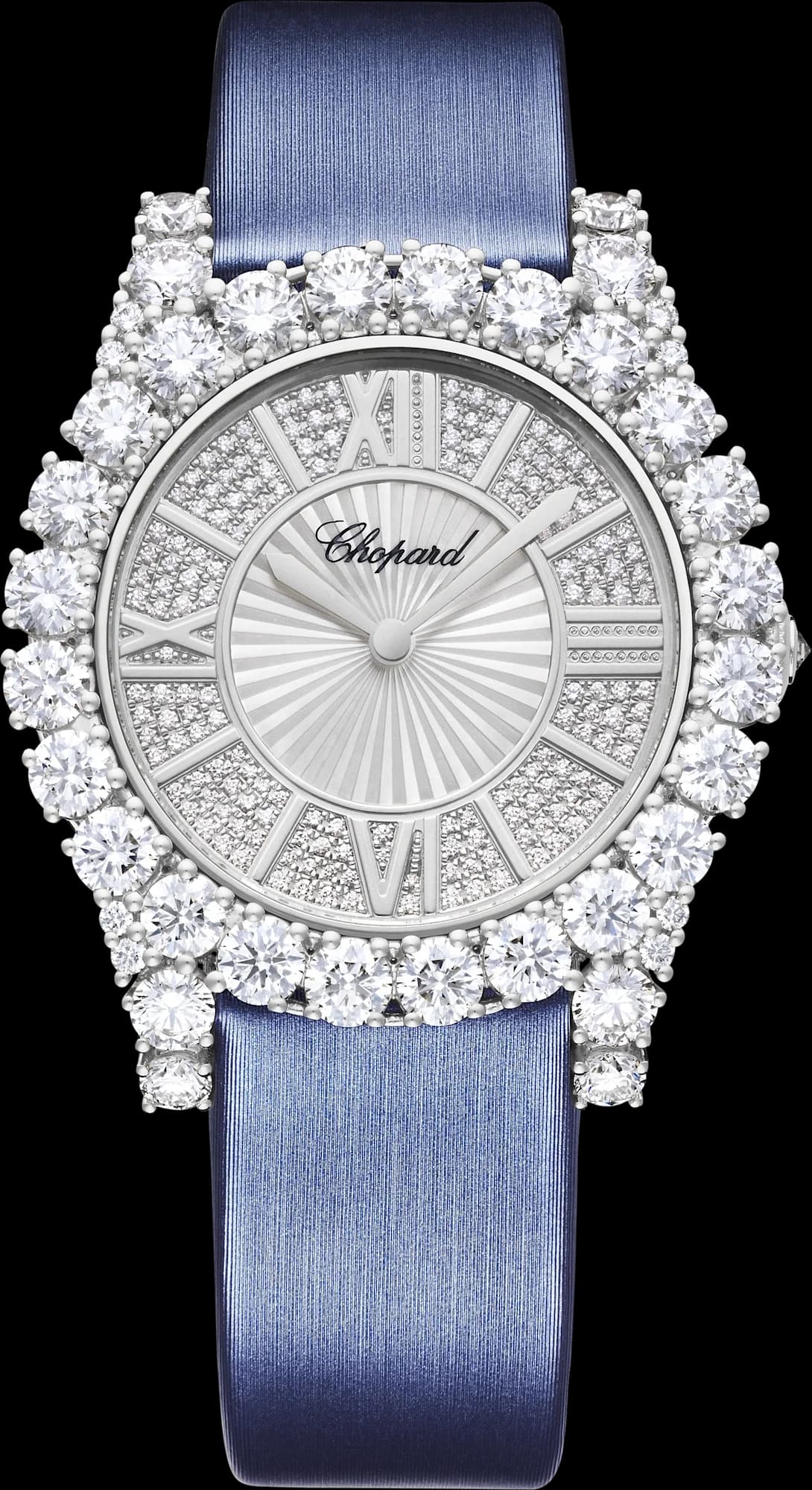 Chopard L'Heure du Diamant – Beyaz Altın, Pırlanta Paveli Kadran, 7.83 ct Pırlanta