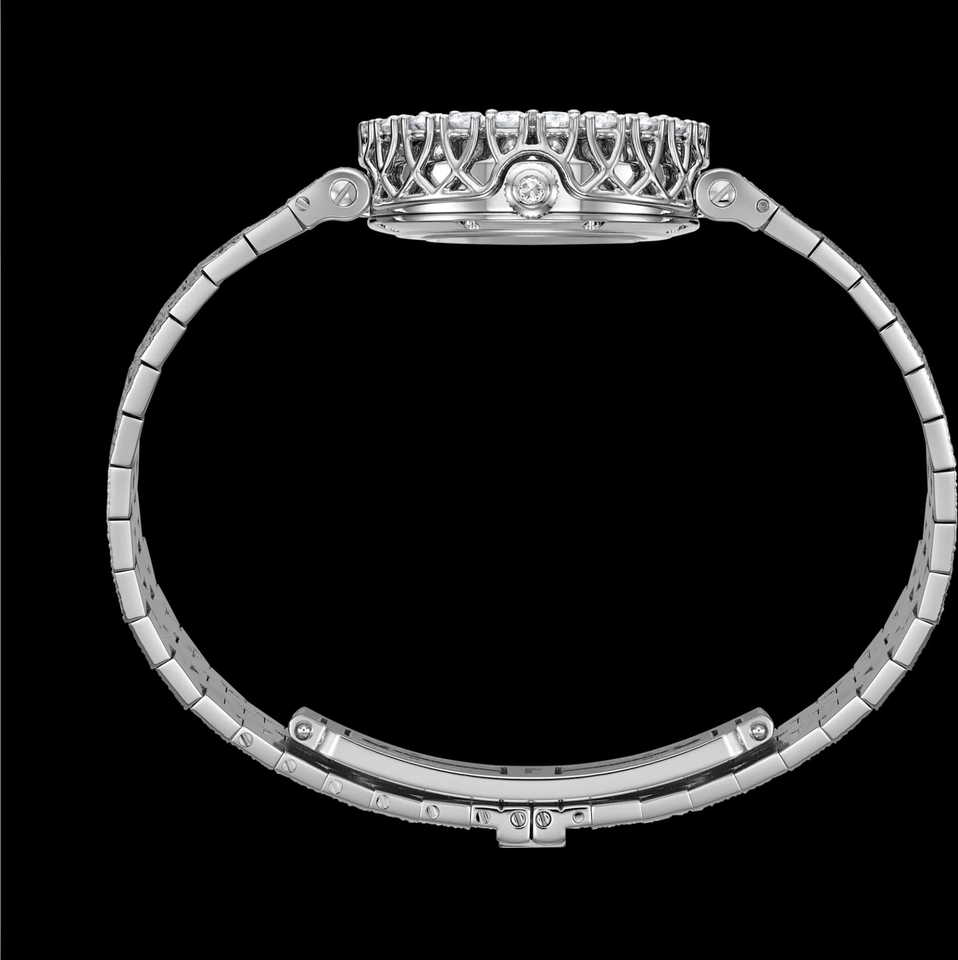 Chopard L'Heure du Diamant Round 26 mm – Beyaz Altın, Beyaz Altın Bilezik (10A178-1314) 3