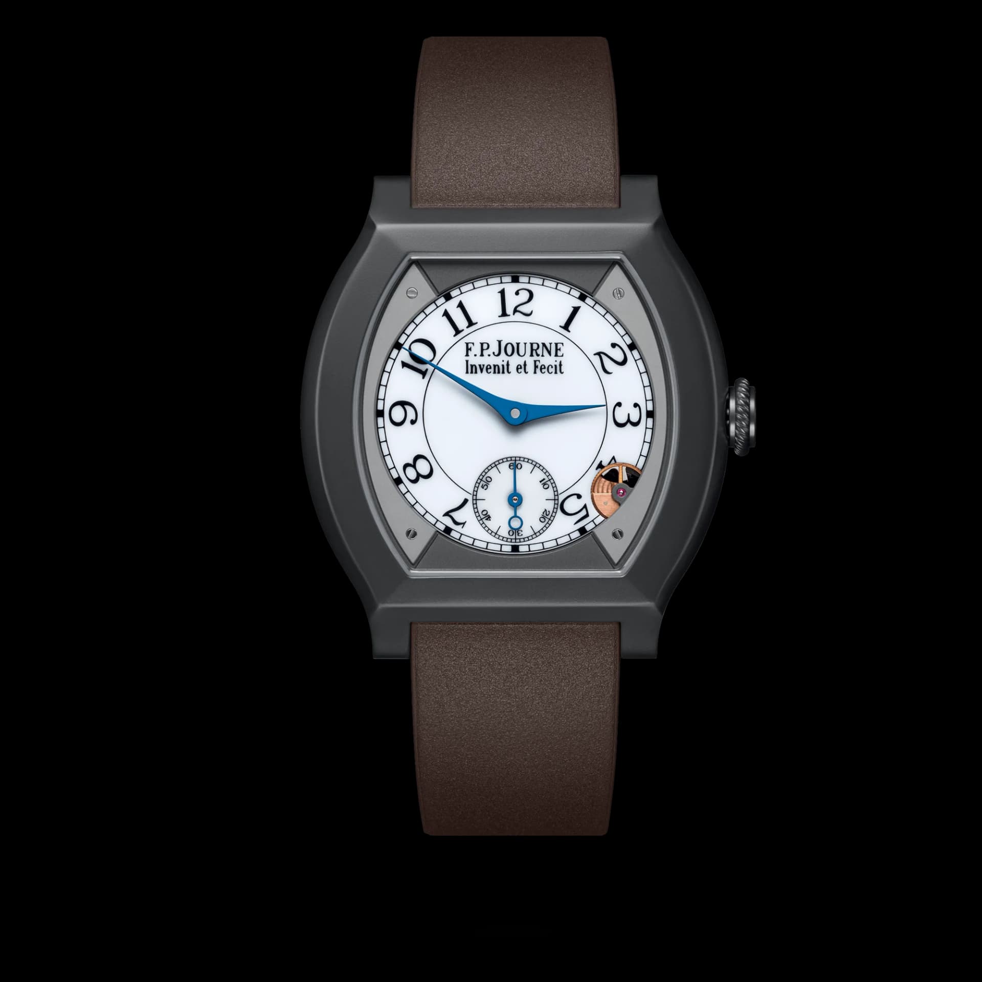 F.P. Journe Élégante 40 mm Titalyt – Çikolata Kayış 1