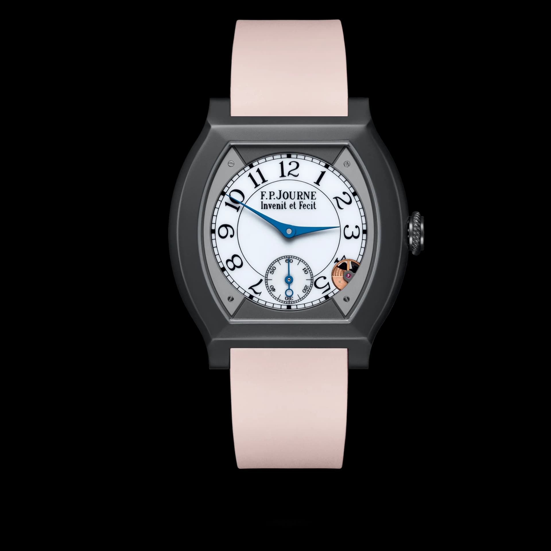 F.P. Journe Élégante 40 mm Titalyt – Pudra Pembe Kayış 1