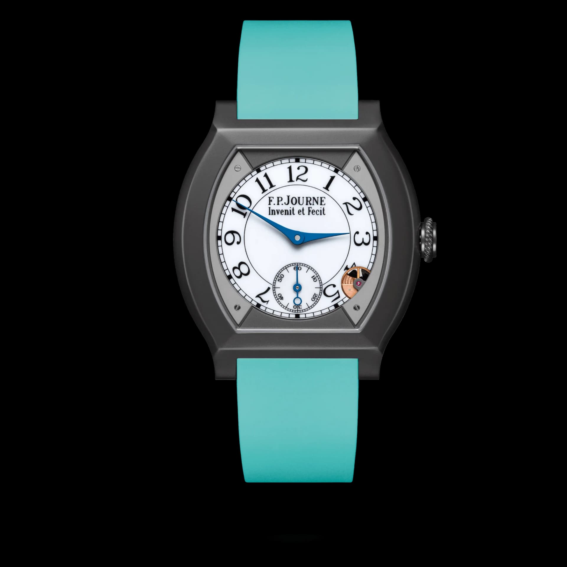 F.P. Journe Élégante 40 mm Titalyt – Turkuaz Kayış 1