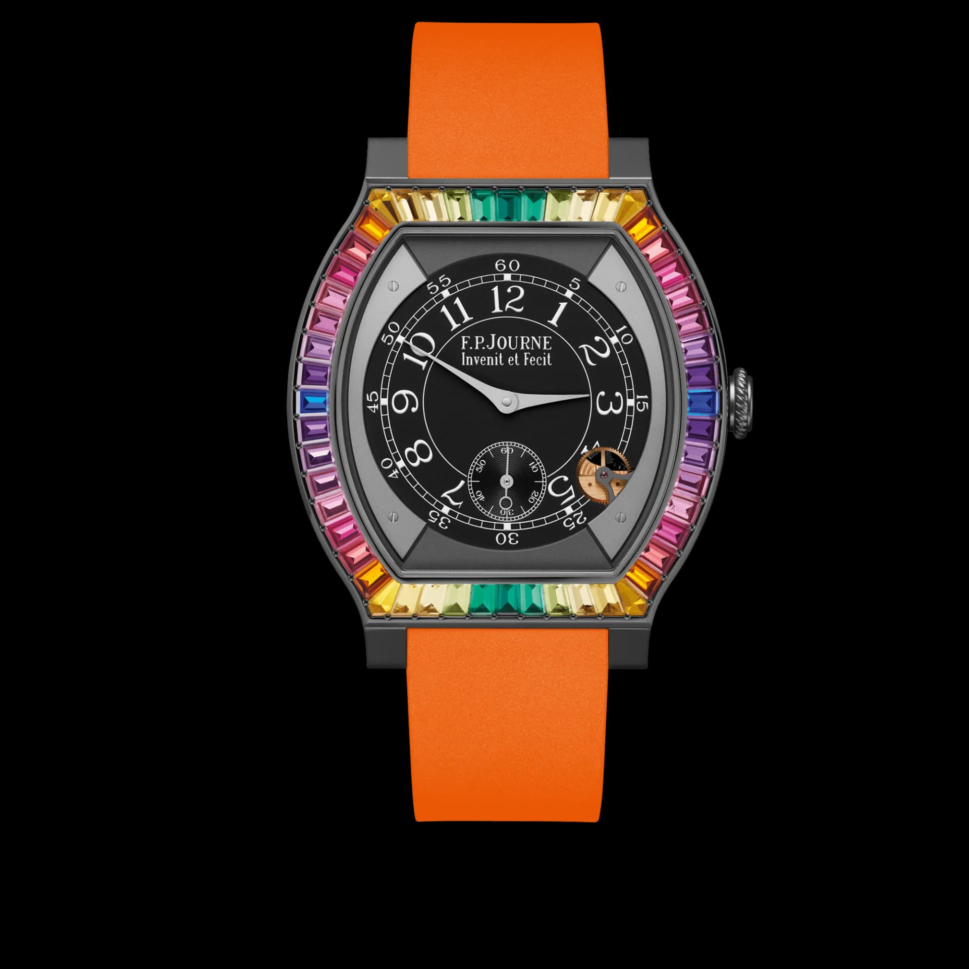 F.P. Journe Élégante 48 mm Gino's Dream Titalyt – Turuncu Kayış 1