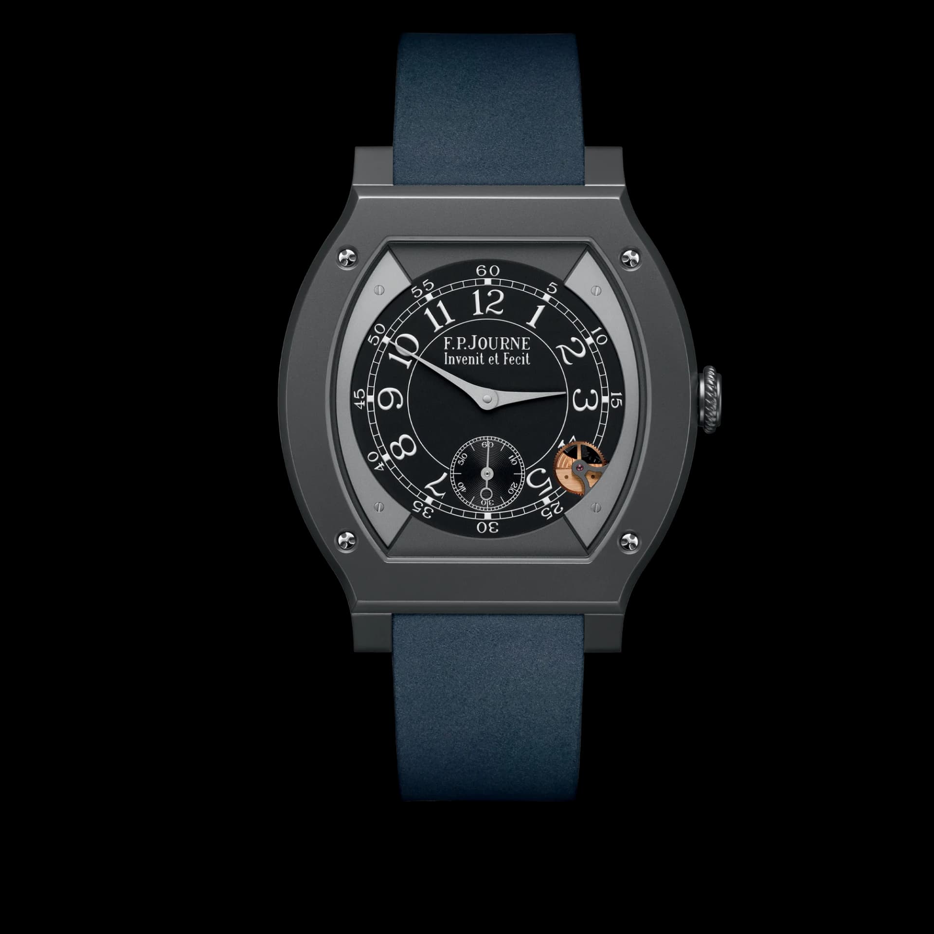 F.P. Journe Élégante 48 mm Titalyt – Gece Mavisi Kayış 1