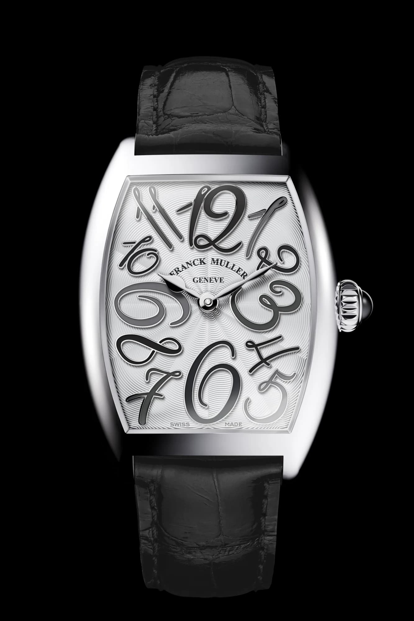 Franck Muller Cintrée Curvex Color Medley – Steel, White, Black