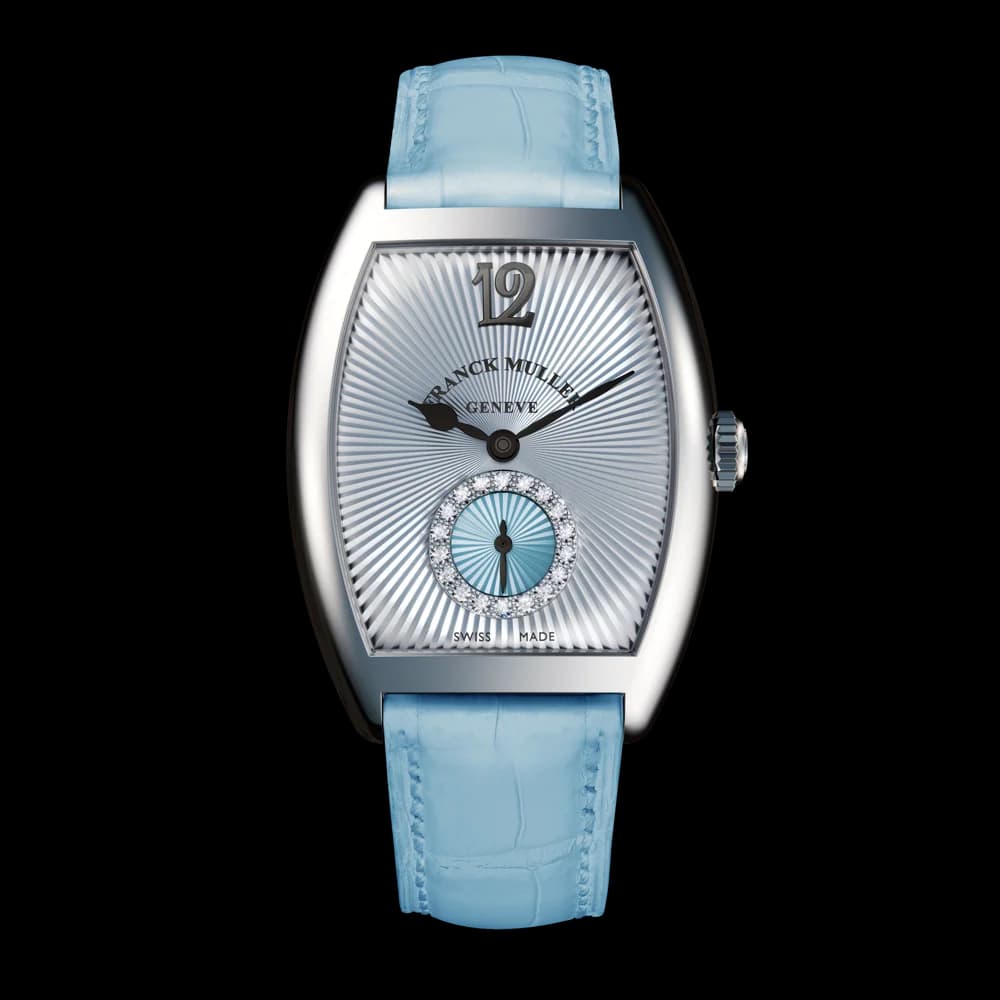 Franck Muller Cintrée Curvex Majestic 12 1750 – White Gold, Blue 1
