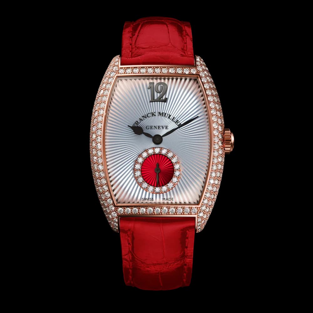 Franck Muller Cintrée Curvex Majestic 12 7031 – Rose Gold, Burgundy 1