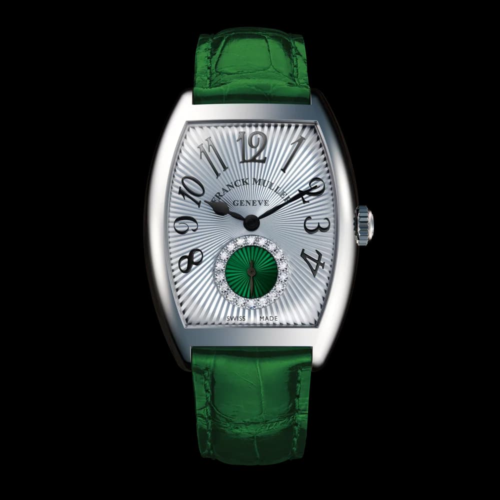 Franck Muller Cintrée Curvex Majestic Number 1750 – White Gold, Green 1