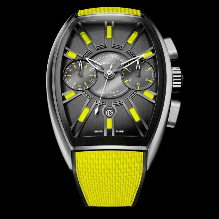 Franck Muller Curvex CX Flash Chronograph – Steel & Black Titanium 1