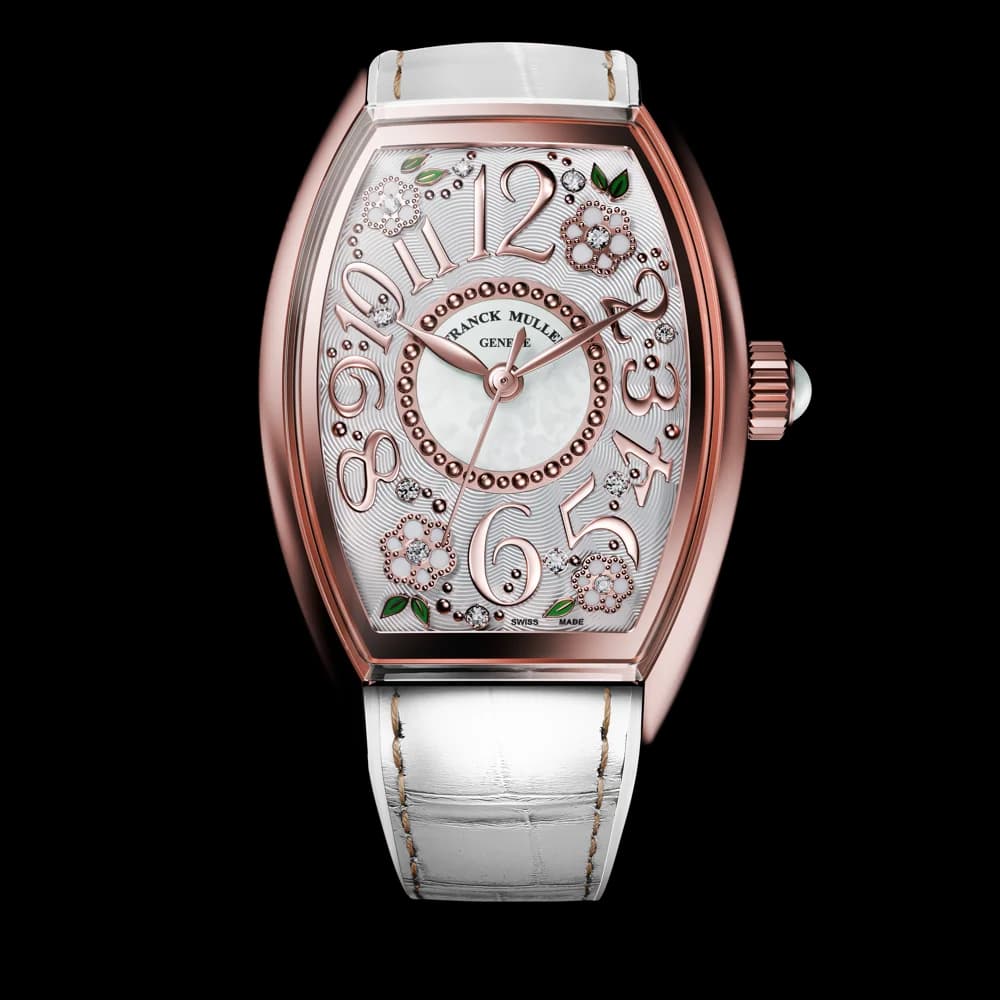 Franck Muller Curvex CX Lady Boheme – Rose Gold, White 1