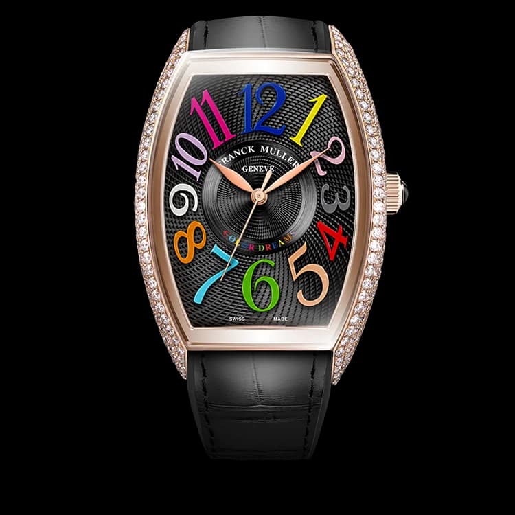 Franck Muller Curvex CX Lady Color Dreams – Rose Gold, Black 1