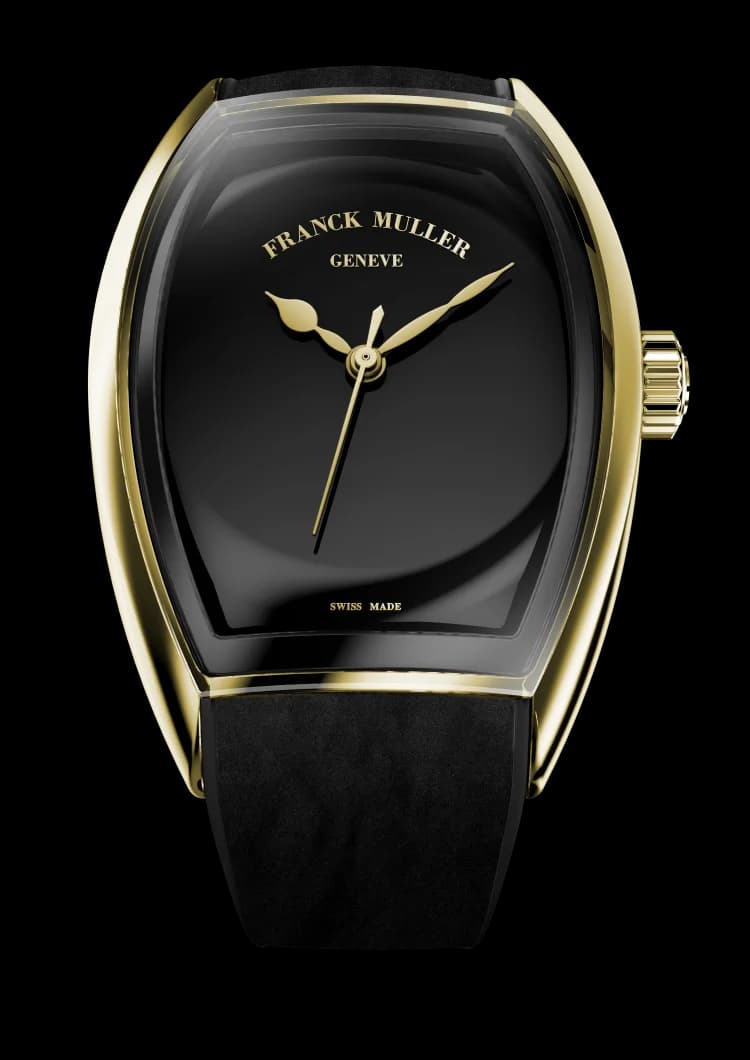 Franck Muller Curvex CX Piano 30 – Yellow Gold & Black Steel 1
