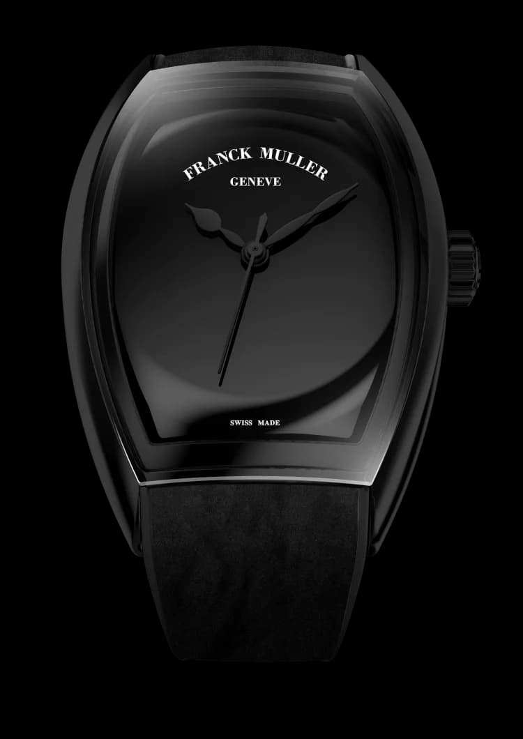 Franck Muller Curvex CX Piano 38 – Black Steel & White Gold 1