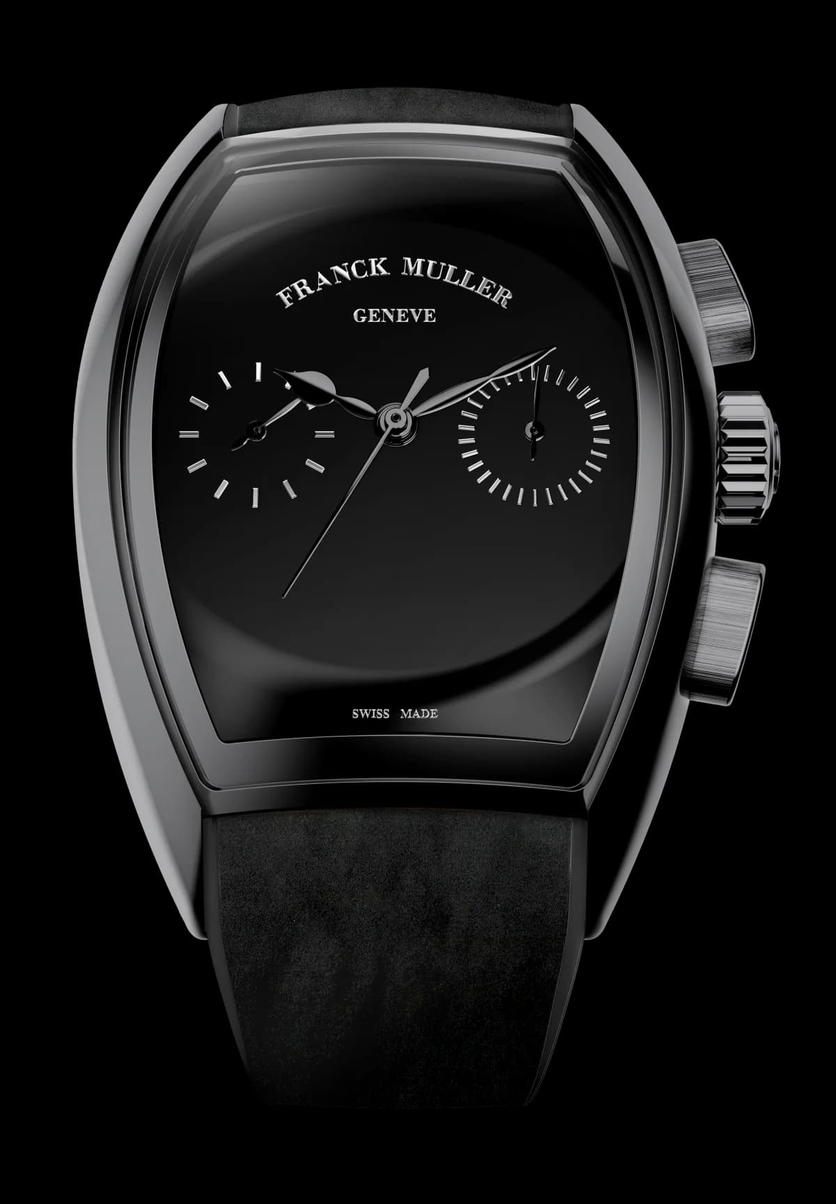 Franck Muller Curvex CX Piano Chronograph 40 – Black Steel 1