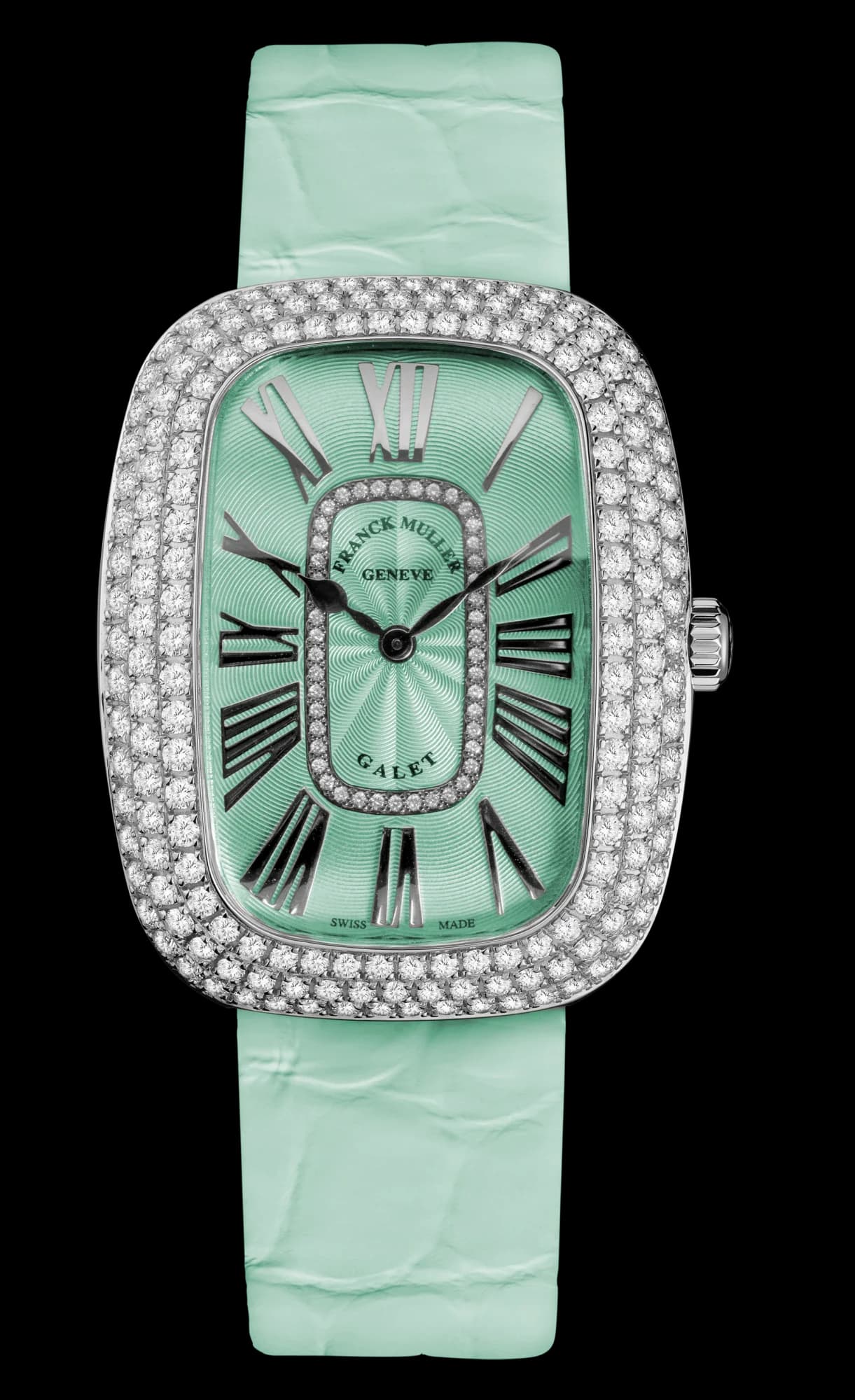 Franck Muller Galet Pastel 3002 – Steel, Turquoise 1