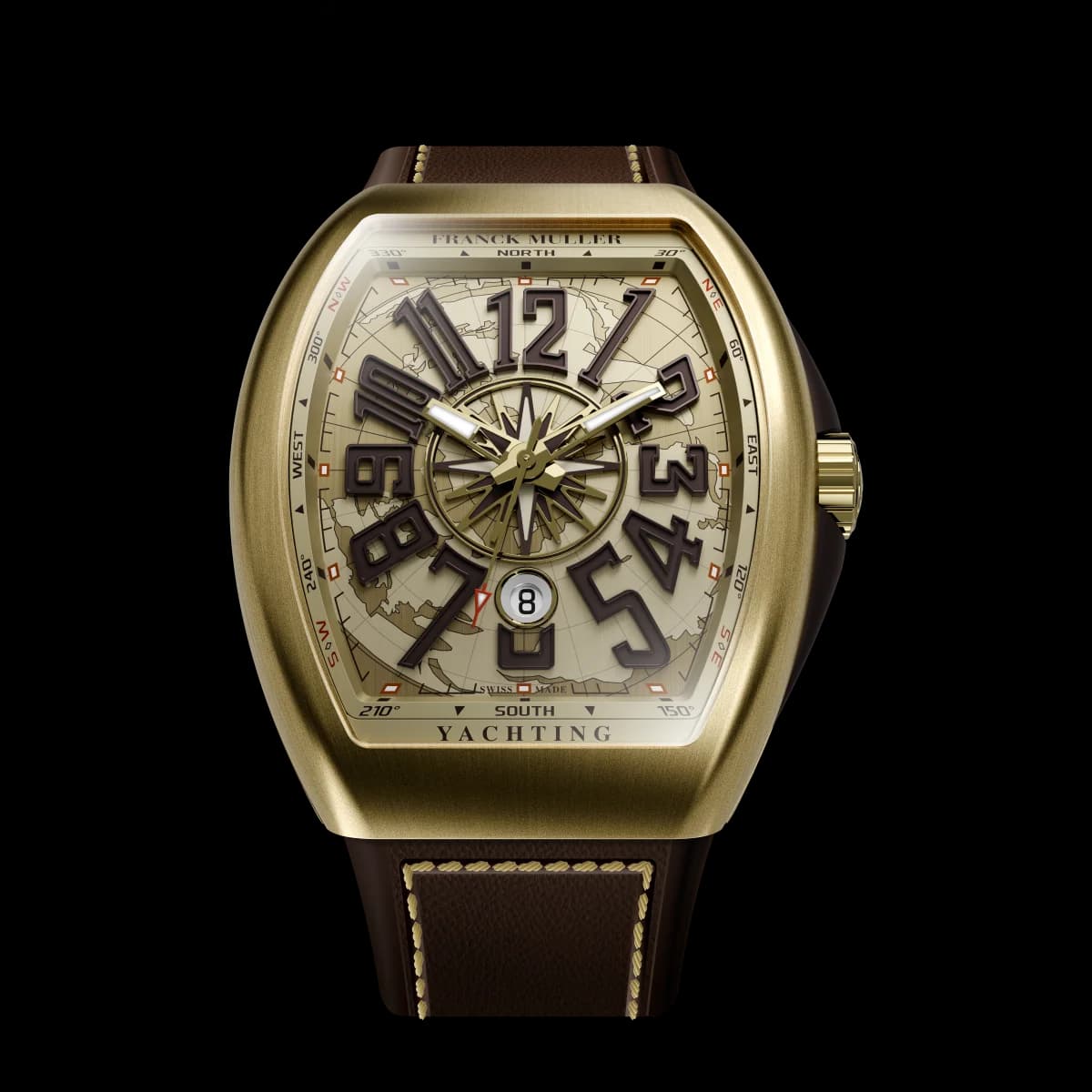 Franck Muller Vanguard Galion Yachting 43 – Bronze, Brown 1