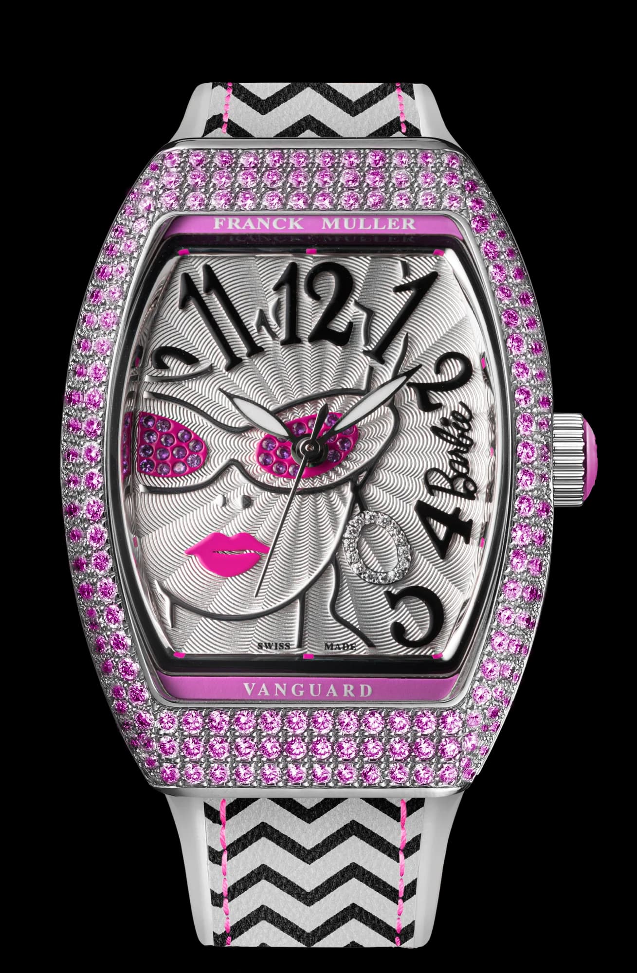 Franck Muller Vanguard Lady Barbie – Diamonds, Sapphires, Pink, White 1