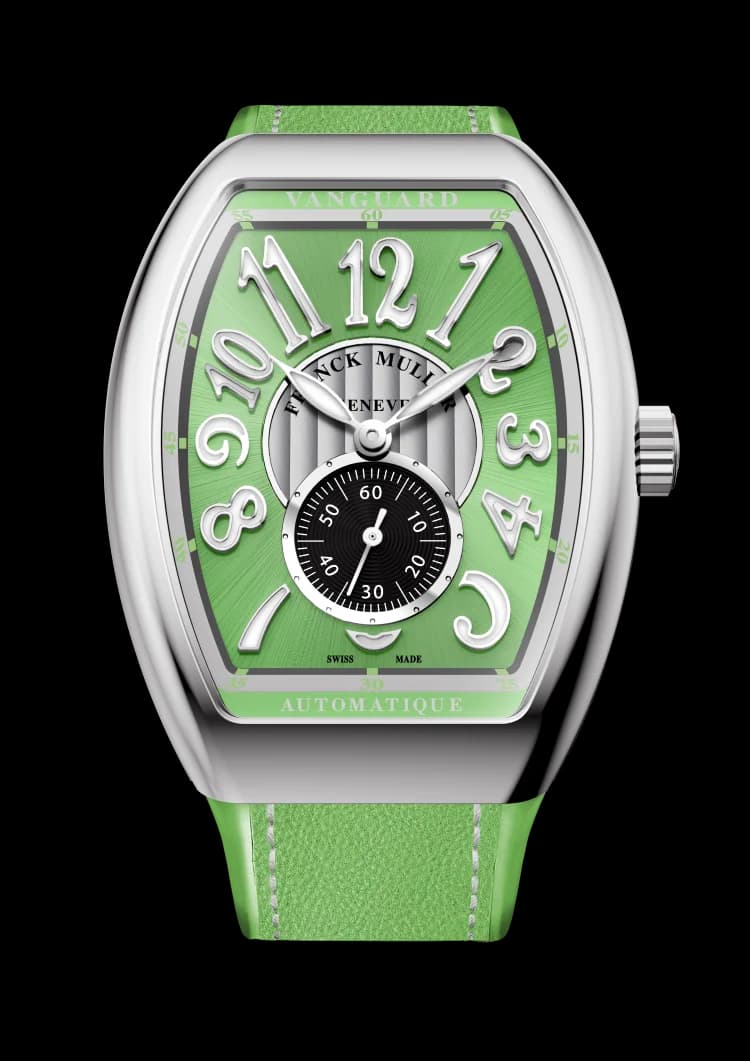 Franck Muller Vanguard Lady Vintage – Steel, Pastel Green 1