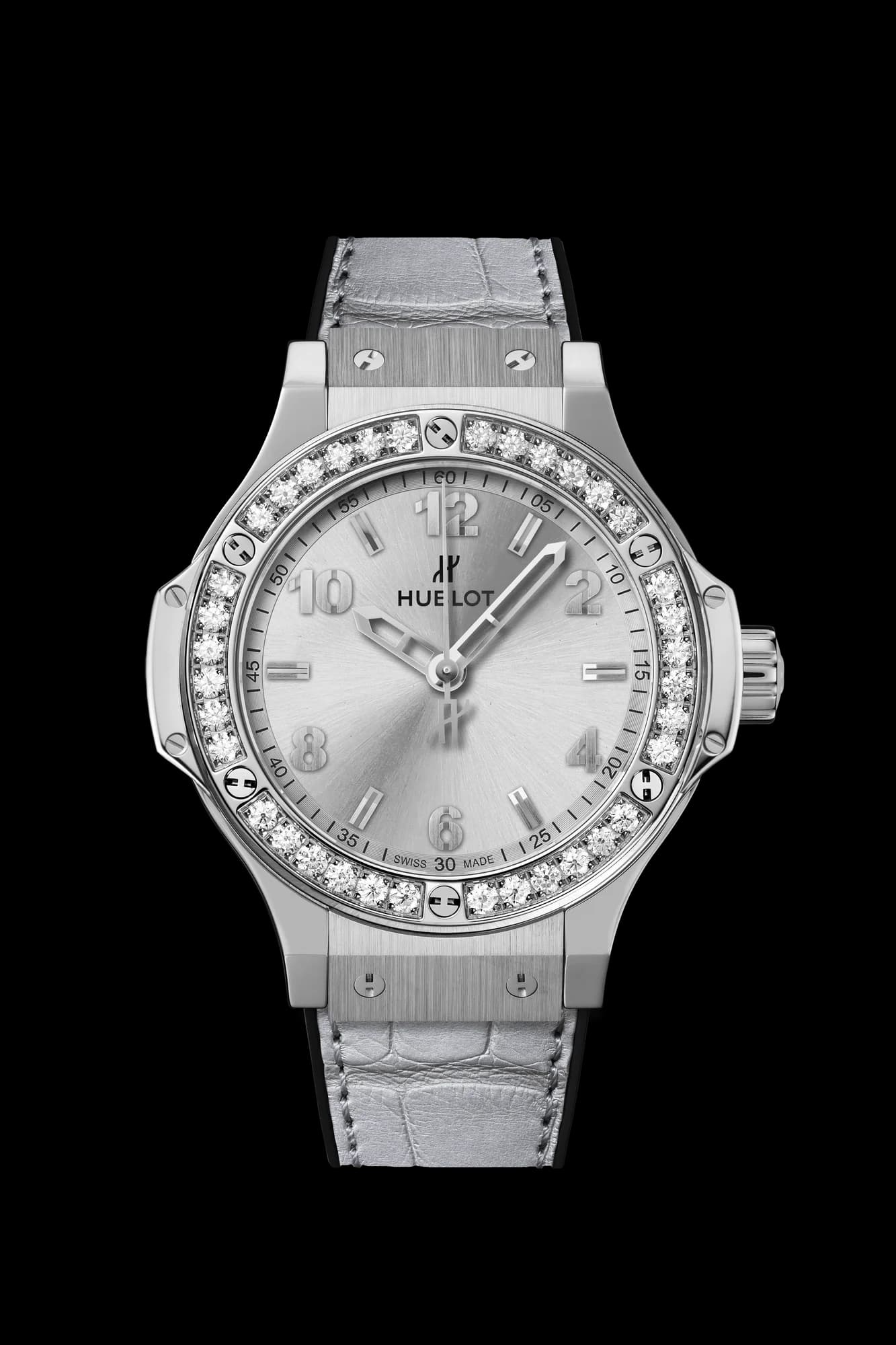 Hublot Big Bang Monochrome Steel Diamonds 38 mm