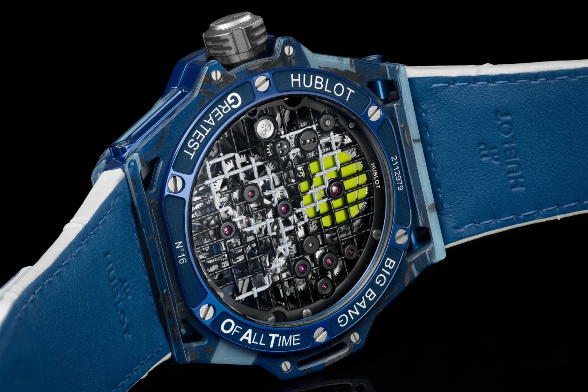 Hublot Big Bang Tourbillon Novak Djokovic Goat Edition Blue 44 mm 3