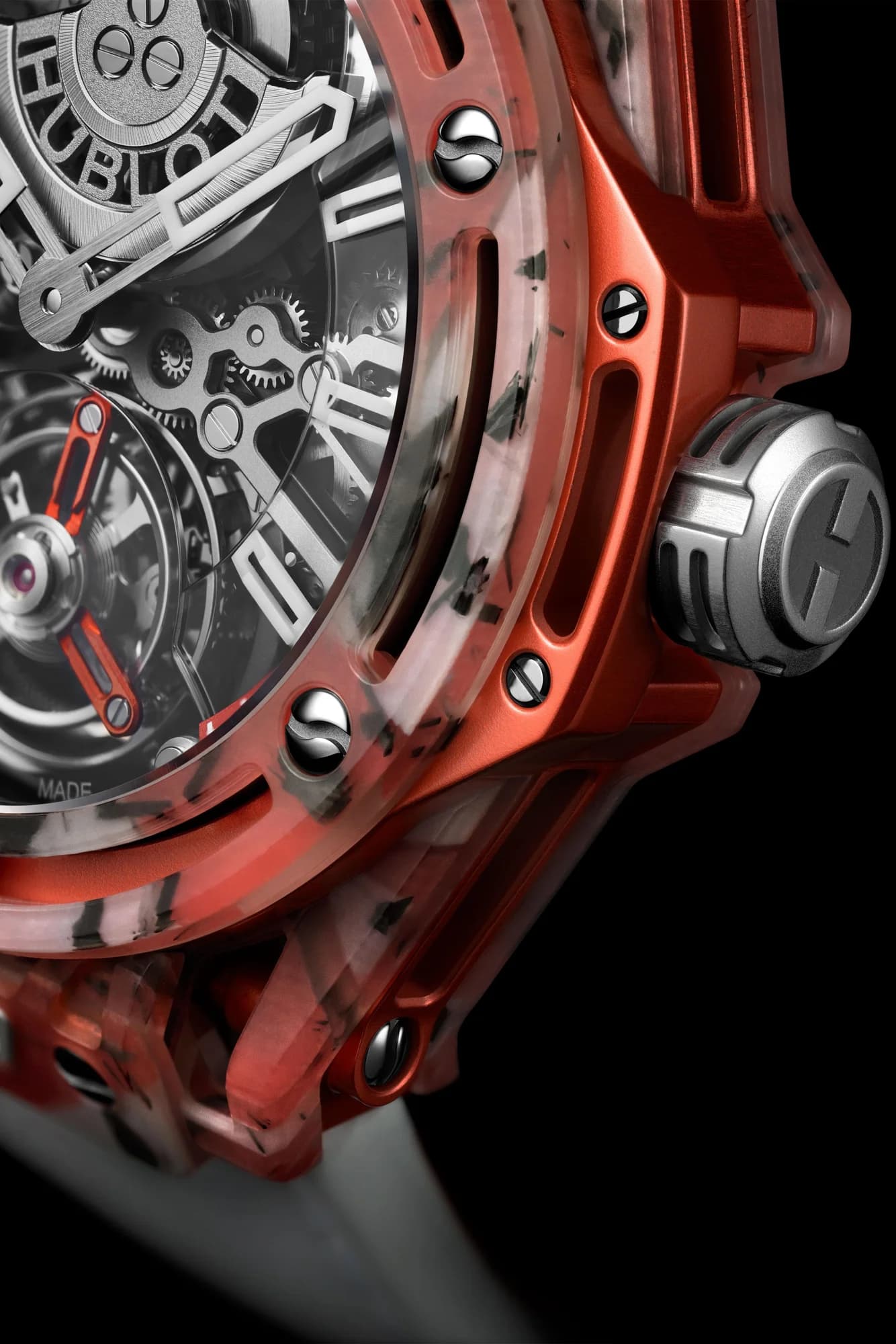 Hublot Big Bang Tourbillon Novak Djokovic Goat Edition Orange 44 mm 3
