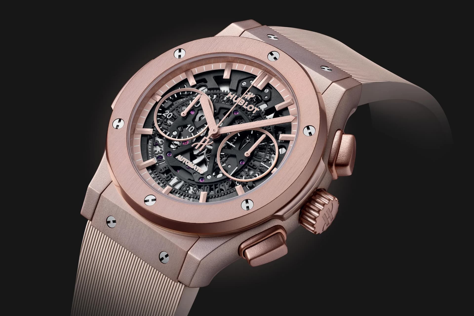 Hublot Classic Fusion Aerofusion Chronograph Aluminium Pink 45 mm 2