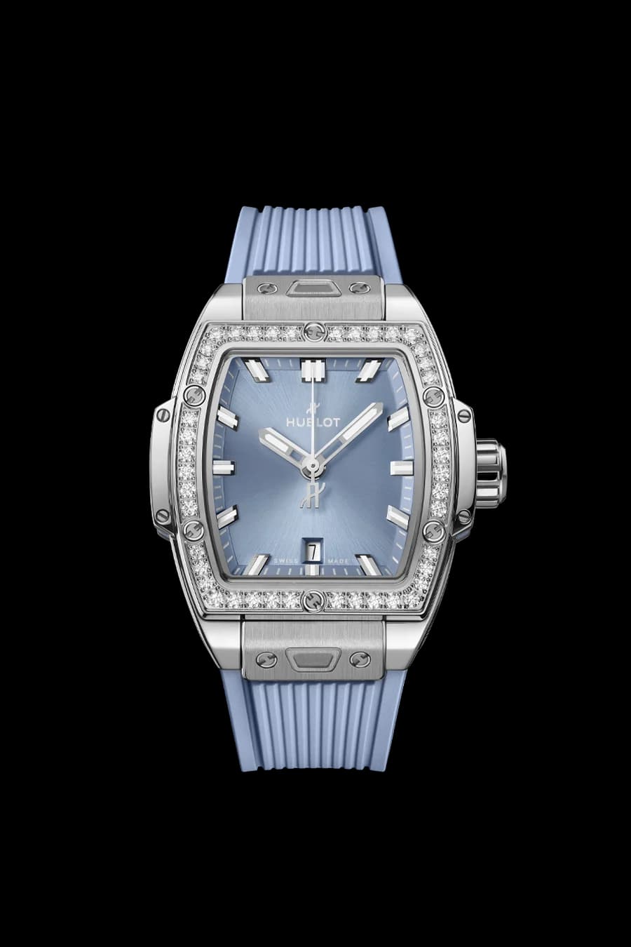 Hublot Spirit of Big Bang Steel Coal Blue Diamonds 32 mm 1