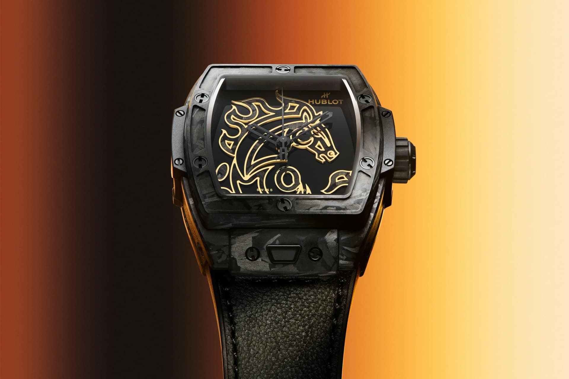 Hublot Spirit of Big Bang Year of The Horse Frosted Carbon 42 mm 2
