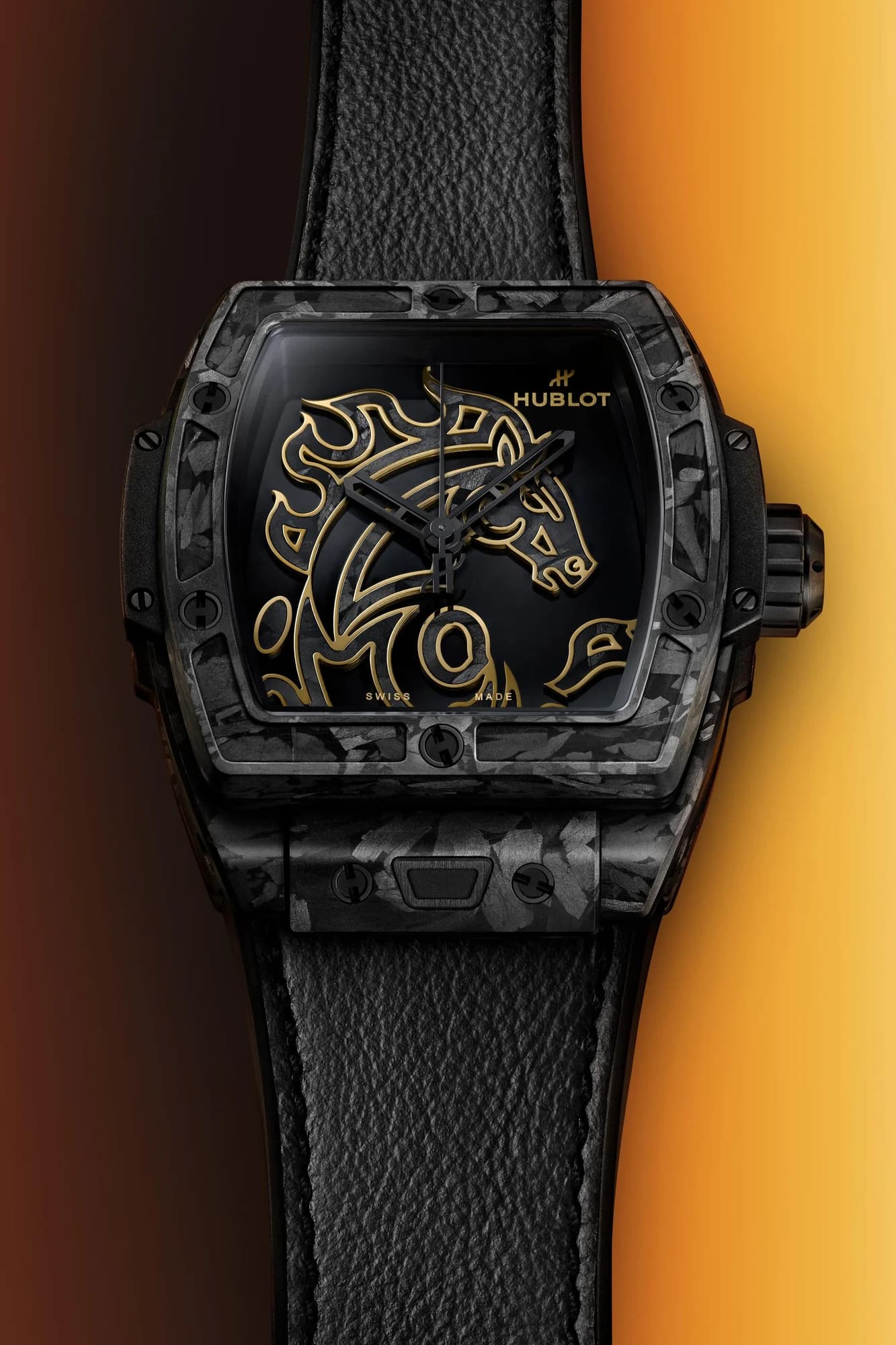 Hublot Spirit of Big Bang Year of The Horse Frosted Carbon 42 mm 3