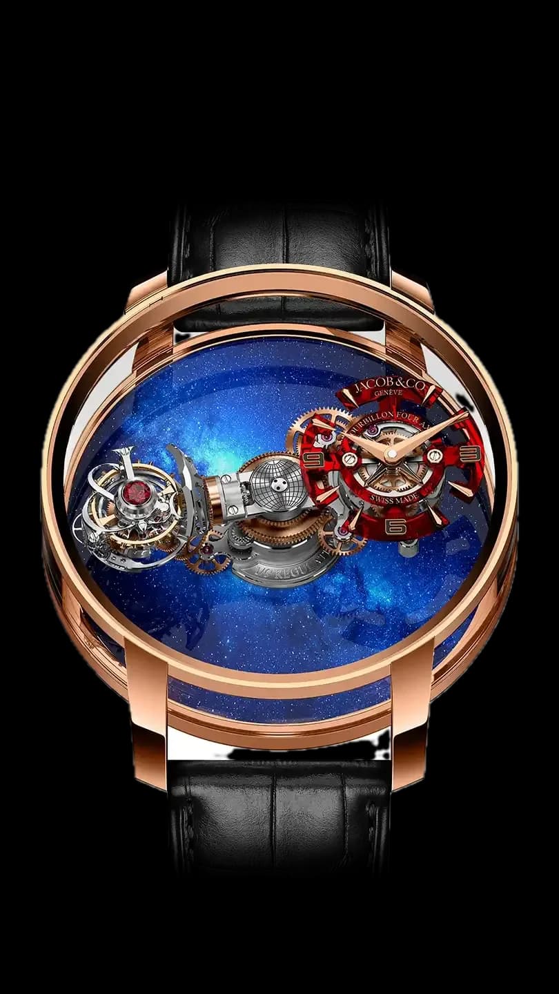 Jacob & Co. Astronomia Four-Axis Tourbillon – Mother of Pearl & Blue Aventurine 1