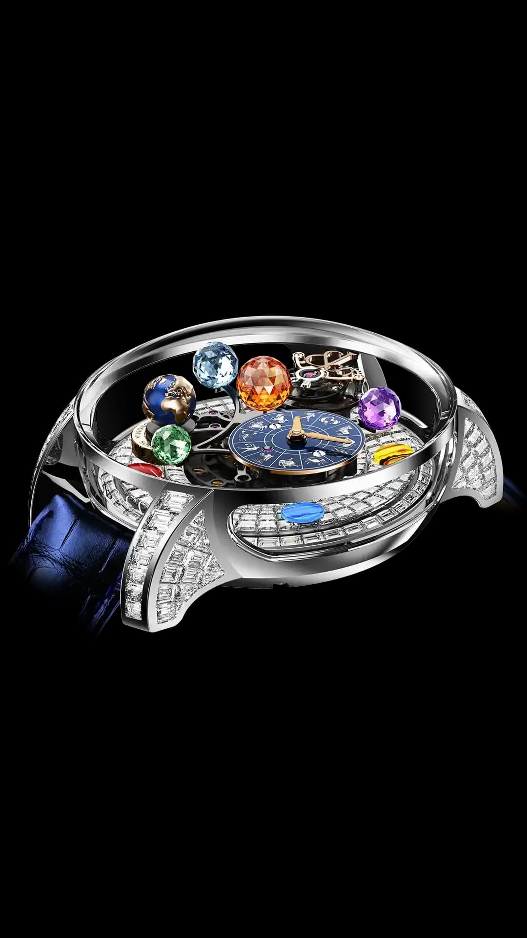 Jacob & Co. Astronomia Solar Zodiac – Zodiac Baguette White Gold 1