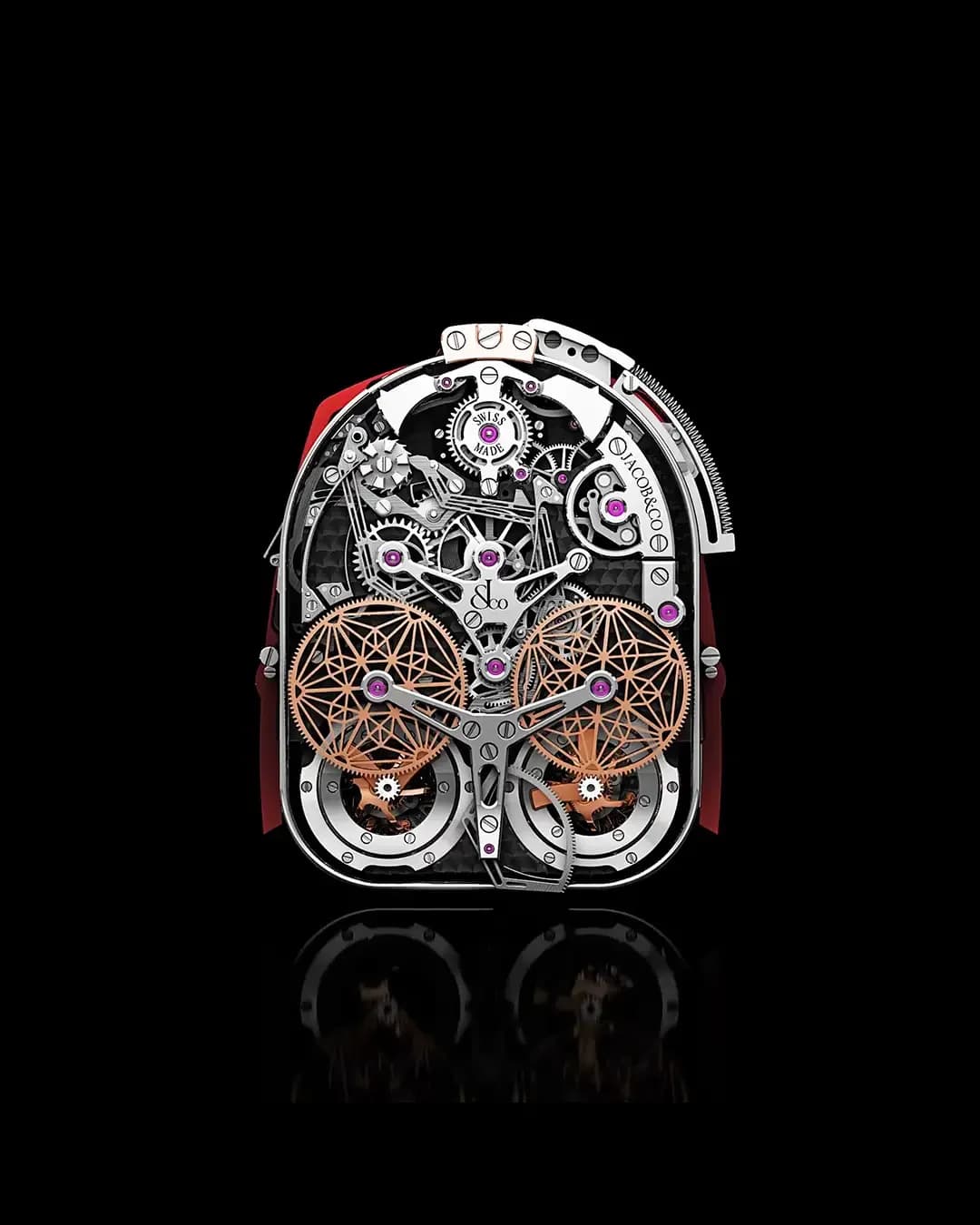Jacob & Co. Twin Turbo Furious – Rose Gold and Carbon, Dragon and Phoenix 2