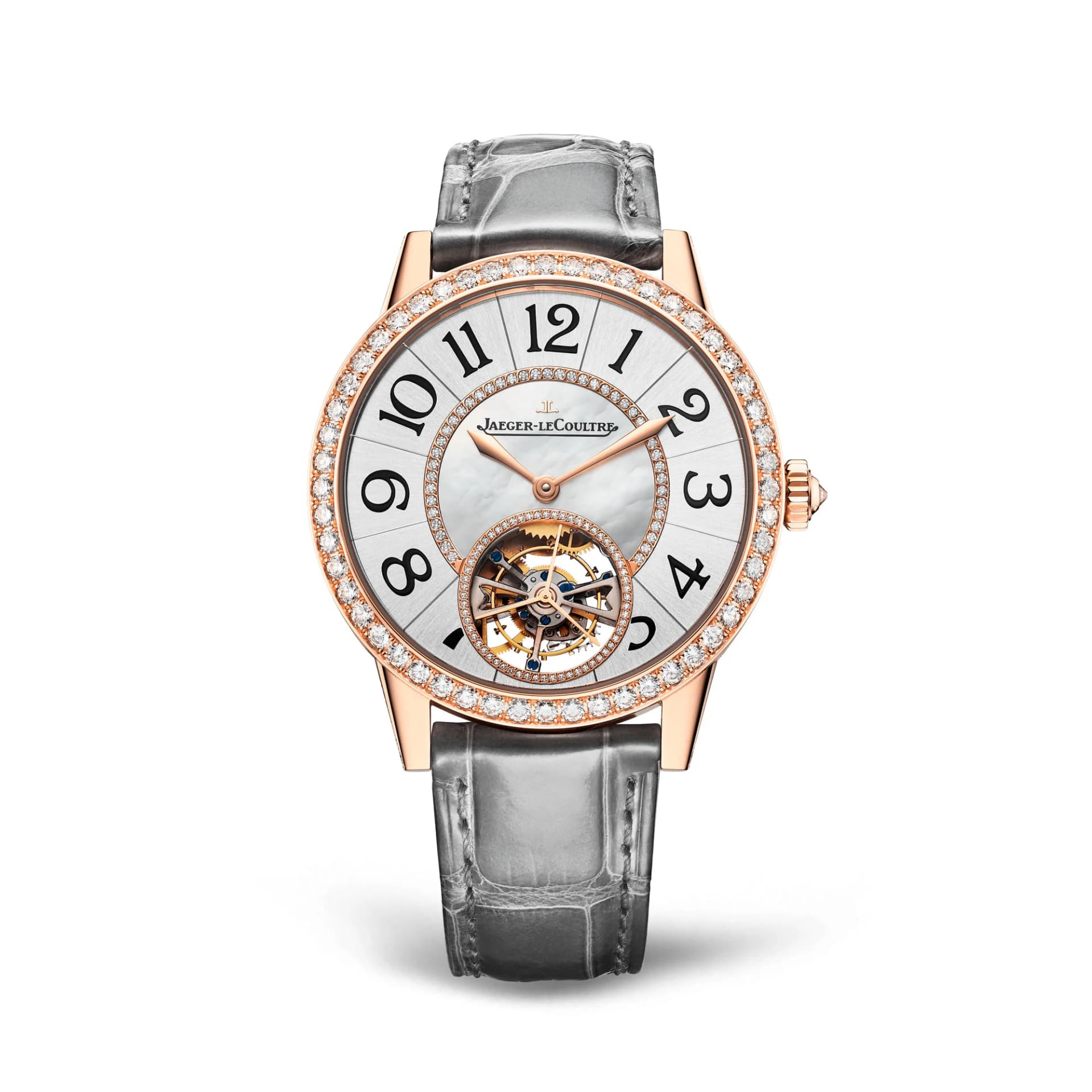 Jaeger-LeCoultre Rendez-Vous Jewellery Tourbillon – Pembe Altın, Gri Kadran 1