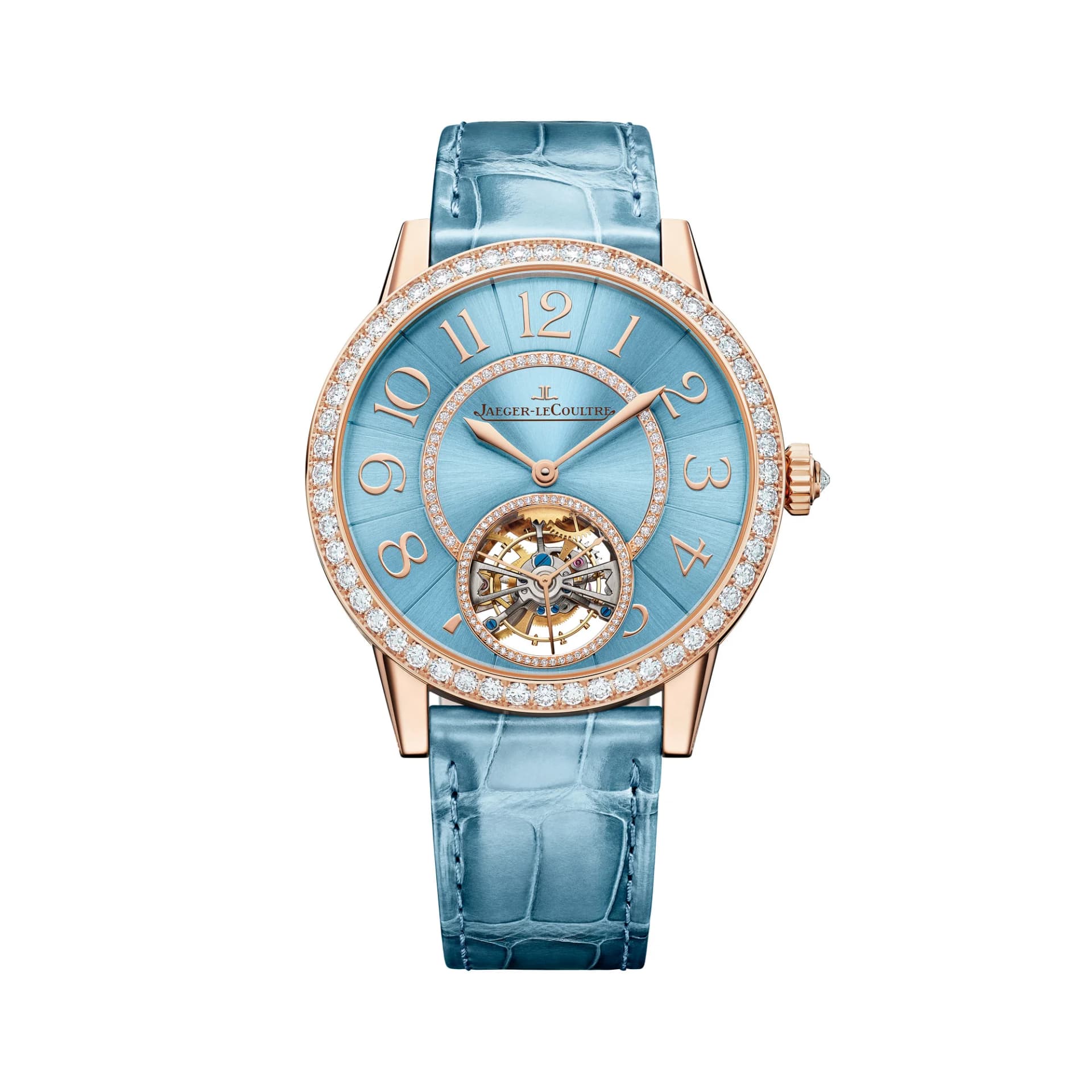 Jaeger-LeCoultre Rendez-Vous Jewellery Tourbillon – Pembe Altın, Mavi Kadran 1