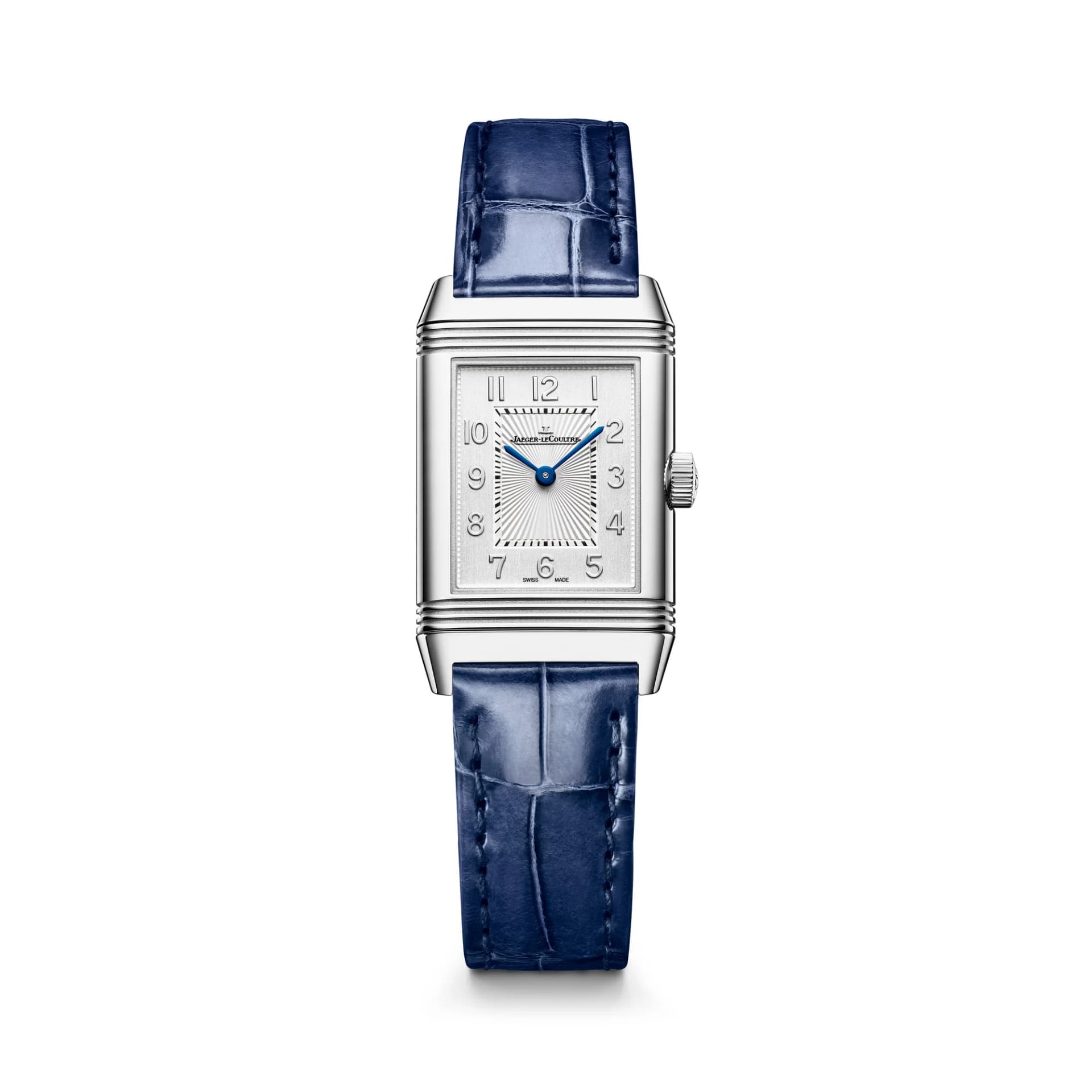 Jaeger-LeCoultre Reverso Classic Duetto – Çelik, 34.2 x 21 mm, Mavi Kayış, 30 Taş 1