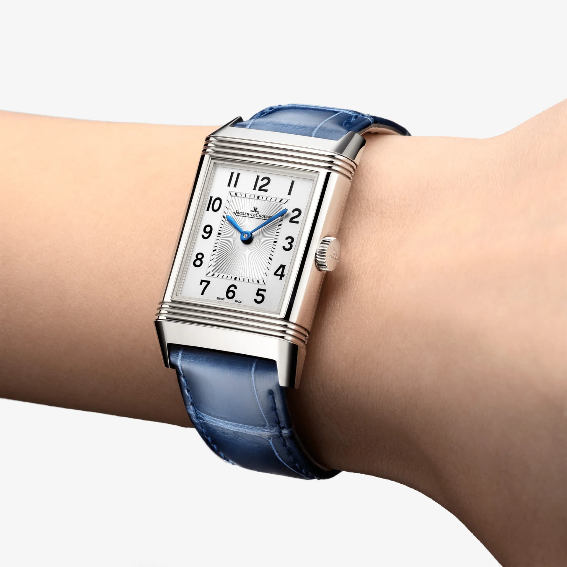 Jaeger-LeCoultre Reverso Classic Duetto – Çelik, 40 x 24 mm, Timsah Derisi Kayış 3