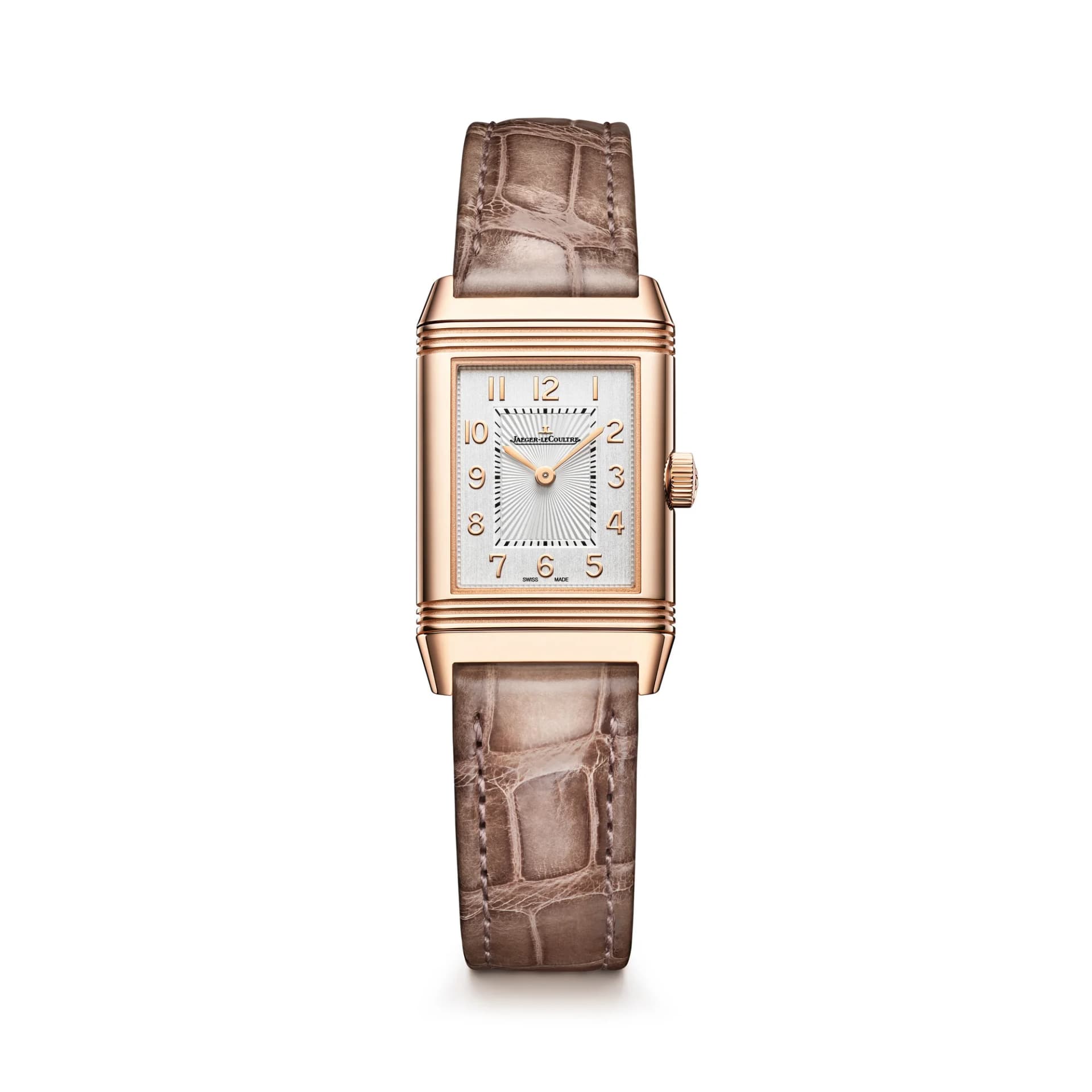 Jaeger-LeCoultre Reverso Classic Duetto – Pembe Altın, 34.2 x 21 mm, Vizon Kayış 1