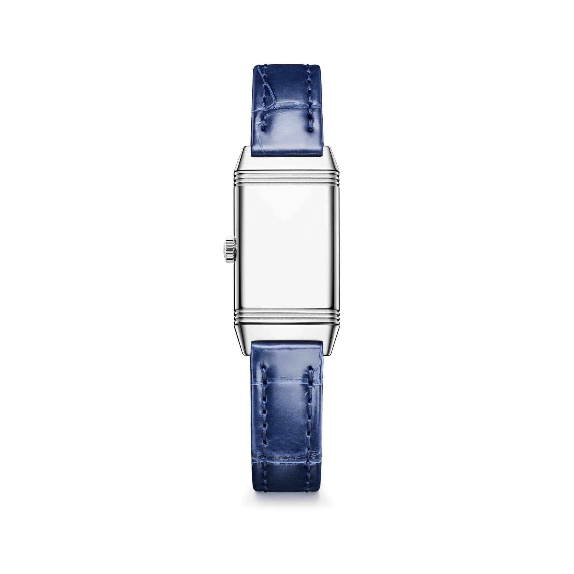 Jaeger-LeCoultre Reverso Classic Monoface Origin – Mavi Kayış, Pırlanta 2