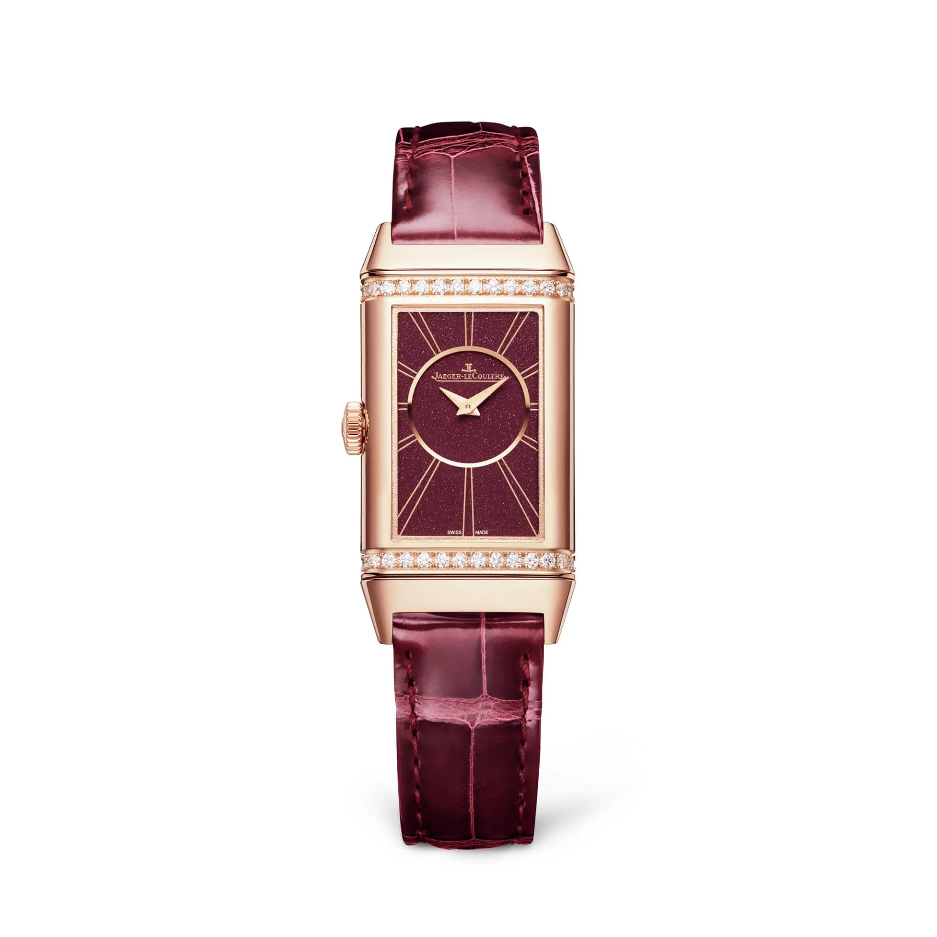 Jaeger-LeCoultre Reverso One Duetto – Pembe Altın, Timsah Derisi Kayış 2