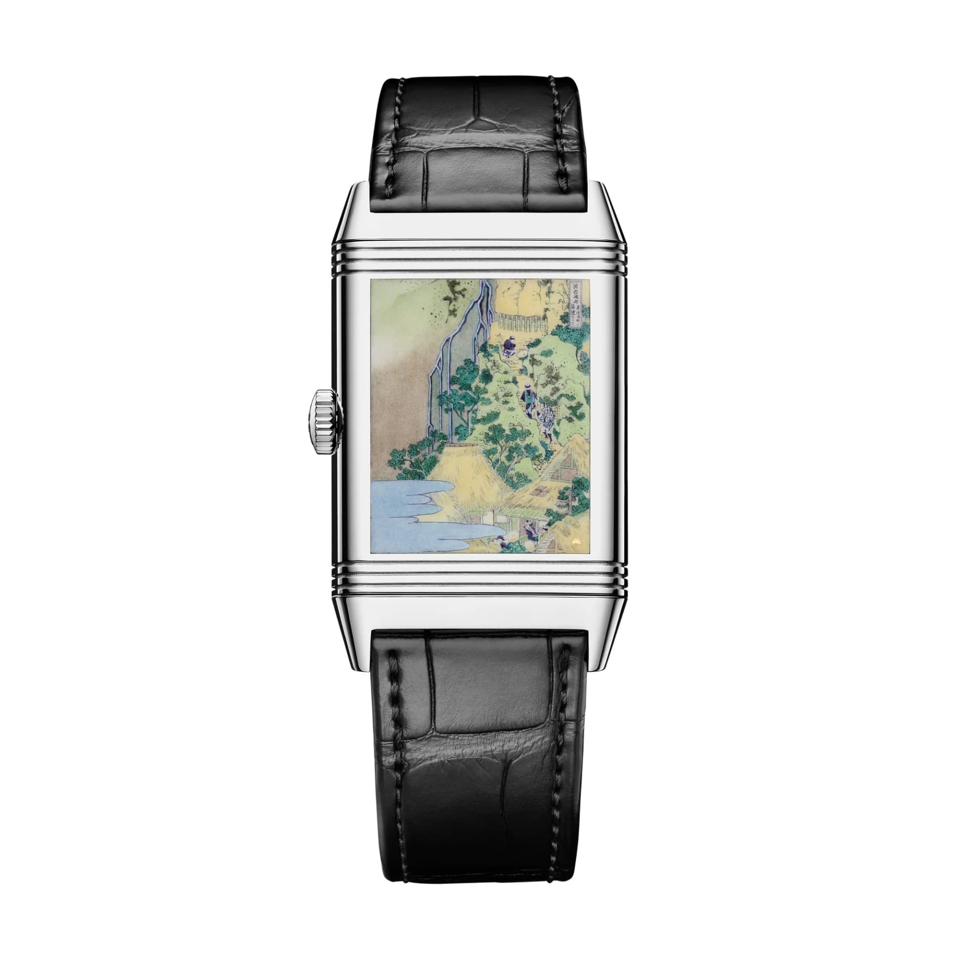 Jaeger-LeCoultre Reverso Tribute Enamel Hokusai Kiyotaki Kannon Waterfall 2