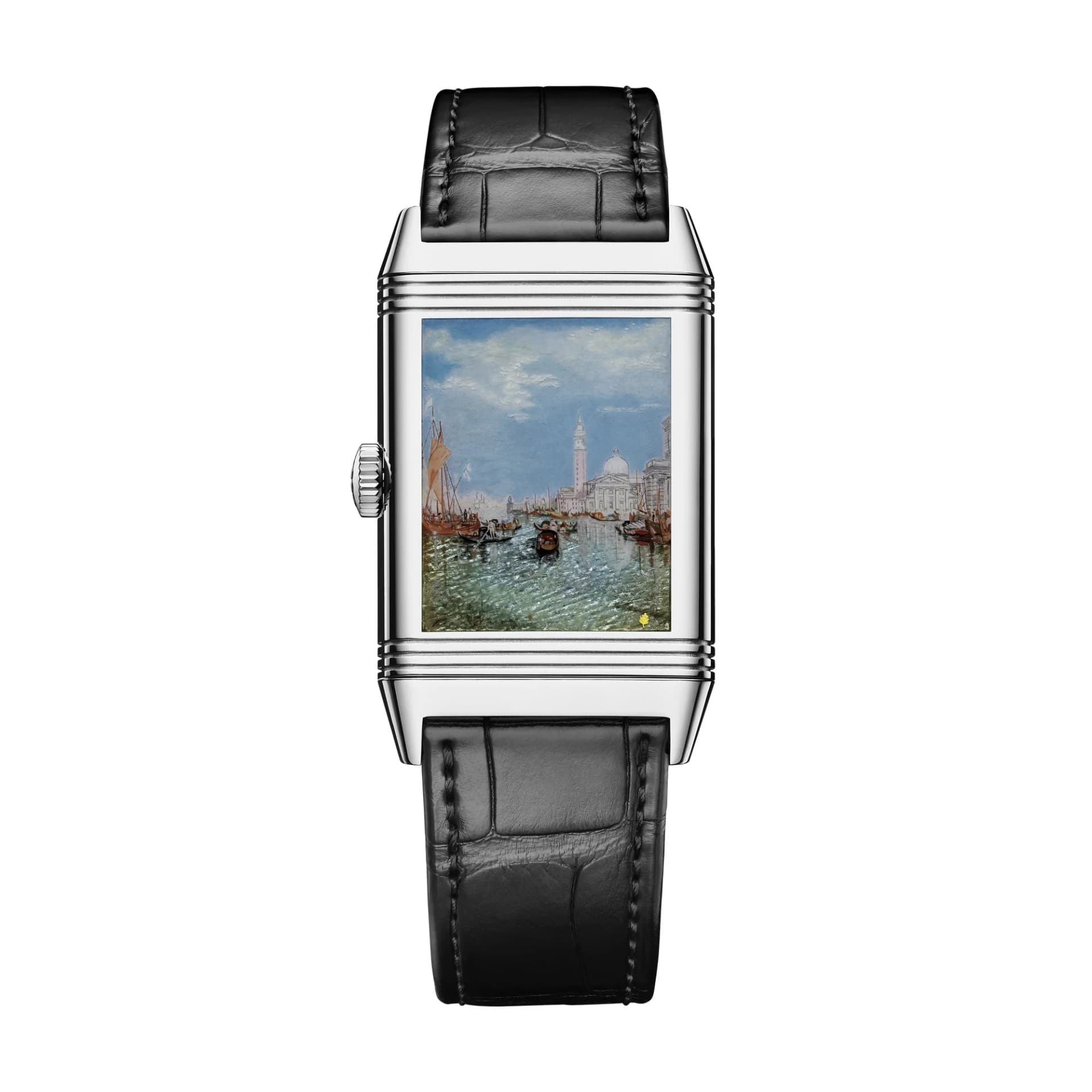 Jaeger-LeCoultre Reverso Tribute Enamel Turner – Yeşil Kadran, “Venice, the Dogana and San Giorgio Maggiore” 2