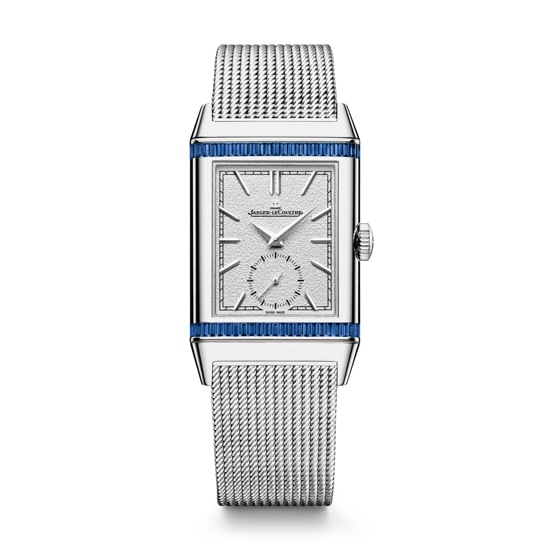 Jaeger-LeCoultre Reverso Tribute Monoface Small Seconds – Beyaz Altın, Safir 1