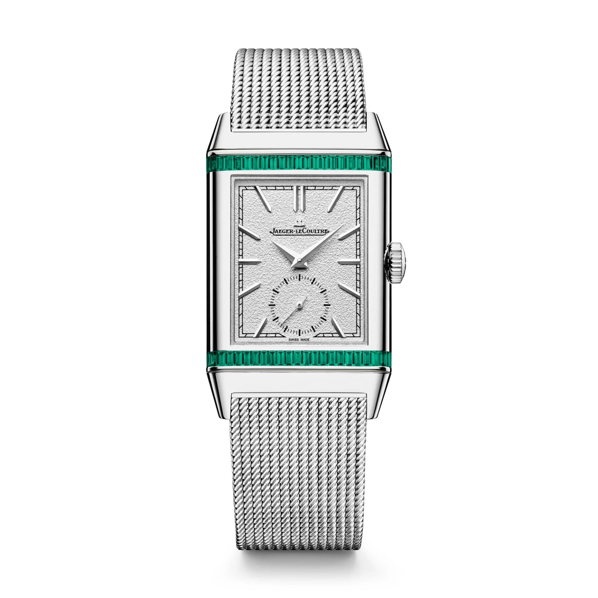 Jaeger-LeCoultre Reverso Tribute Monoface Small Seconds – Beyaz Altın, Zümrüt 1